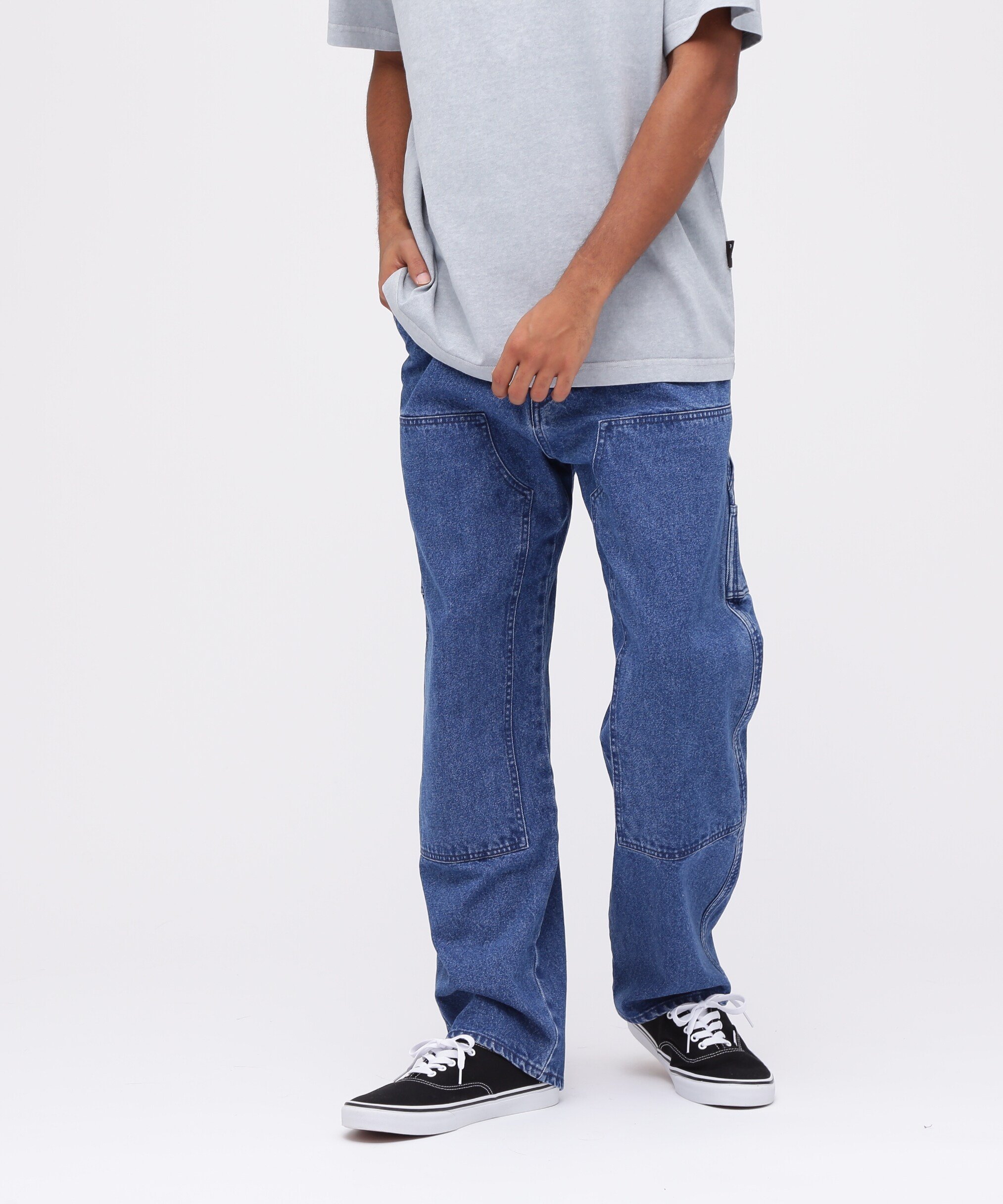 AVIREX｜《直営店限定》DOUBLE KNEE DENIM PANTS / ダブルニー デニム