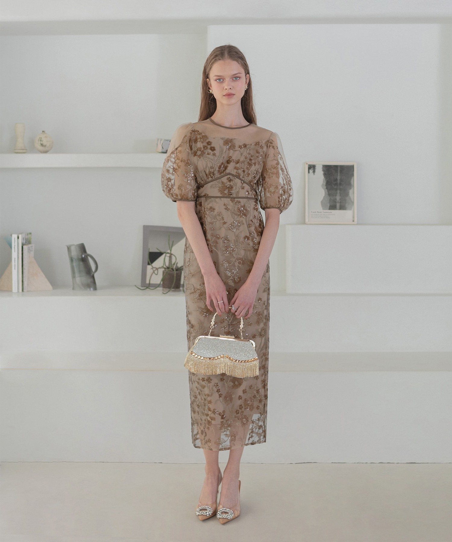 Leja｜フラワーリリーフマテリアルボリュームスリーブIライン