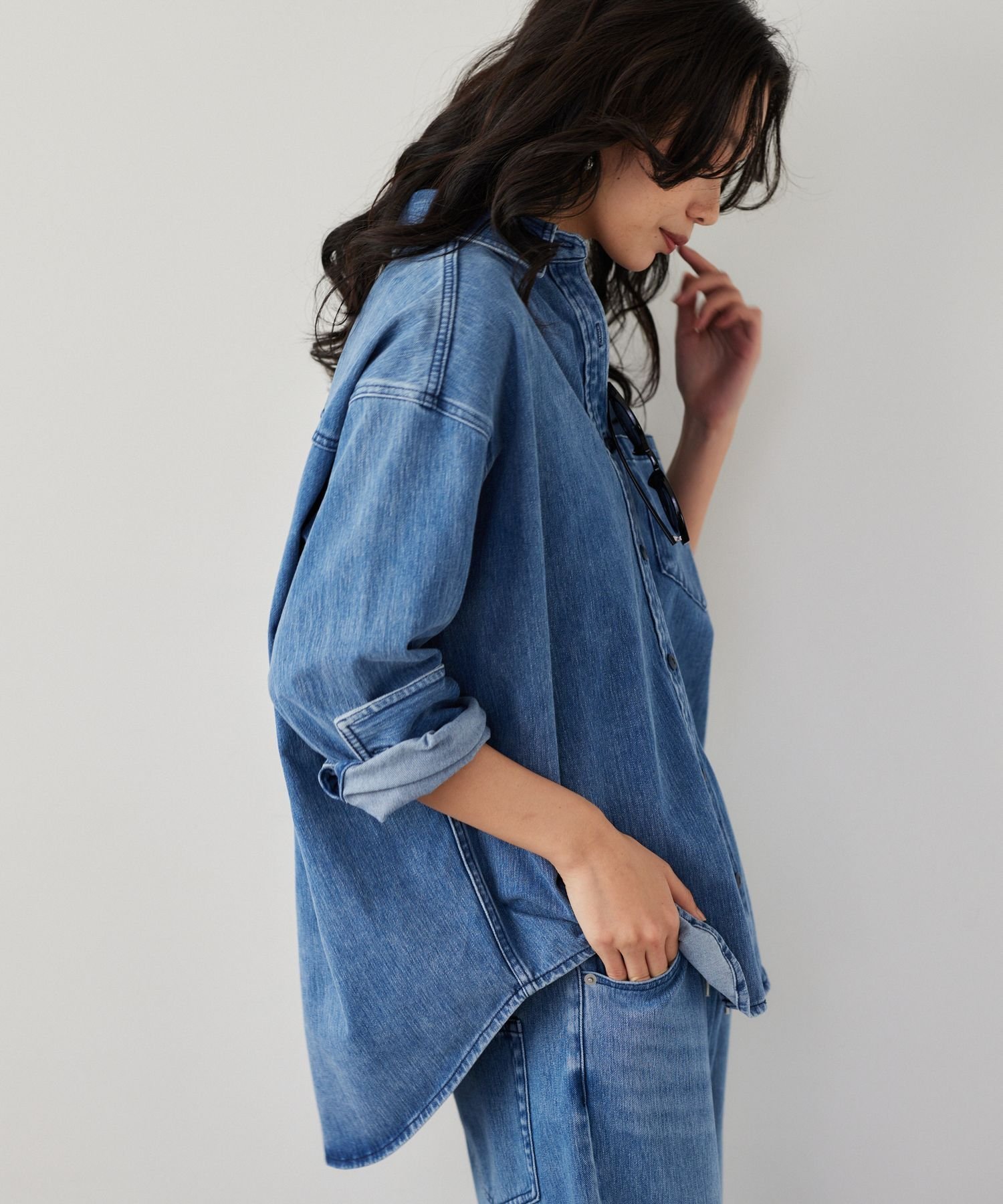 BARNYARDSTORM｜カットデニムシャツジャケット | Rakuten Fashion(楽天