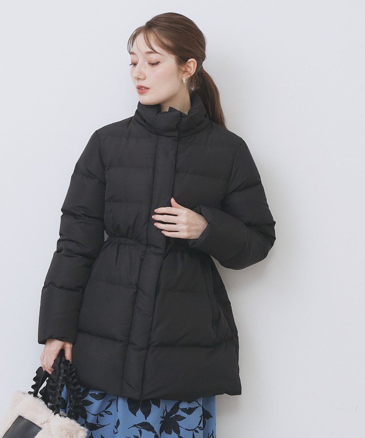 index｜KAWADAダウンドロストミドルコート【撥水/洗濯機OK/2WAY/静電気