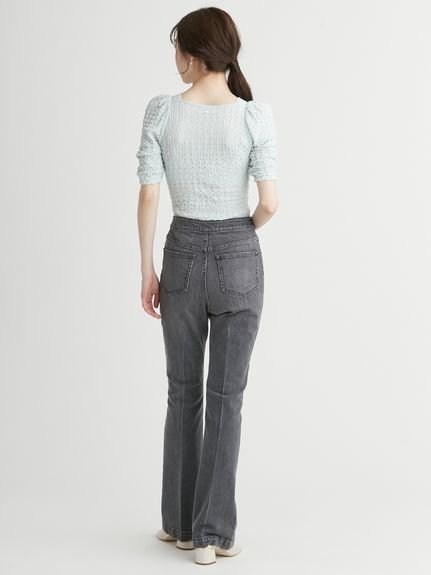 CELFORD｜ハイウエストフレアデニムパンツ | Rakuten Fashion(楽天