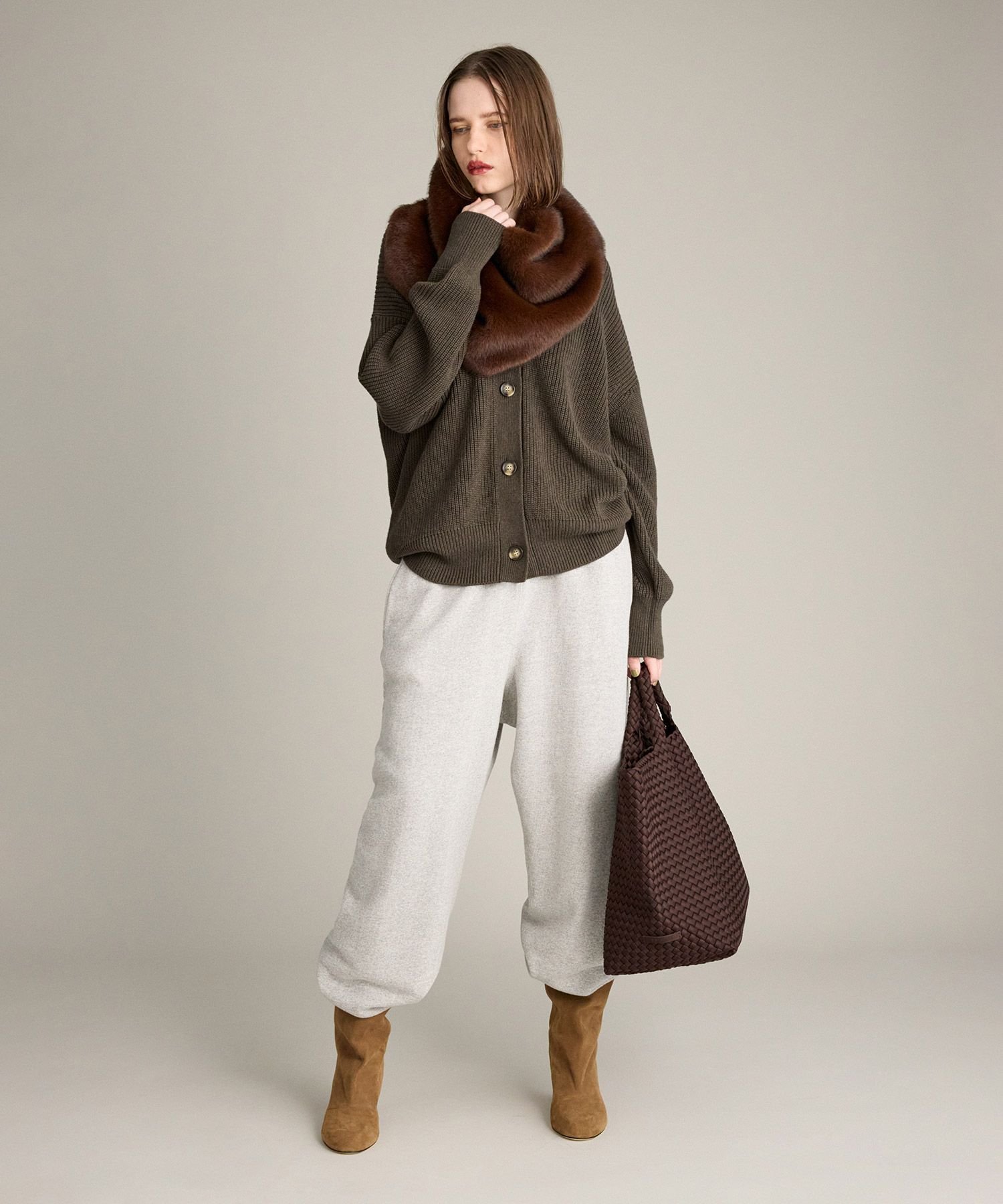 BRILL｜MODERN アゼVネックカーディガン | Rakuten Fashion(楽天