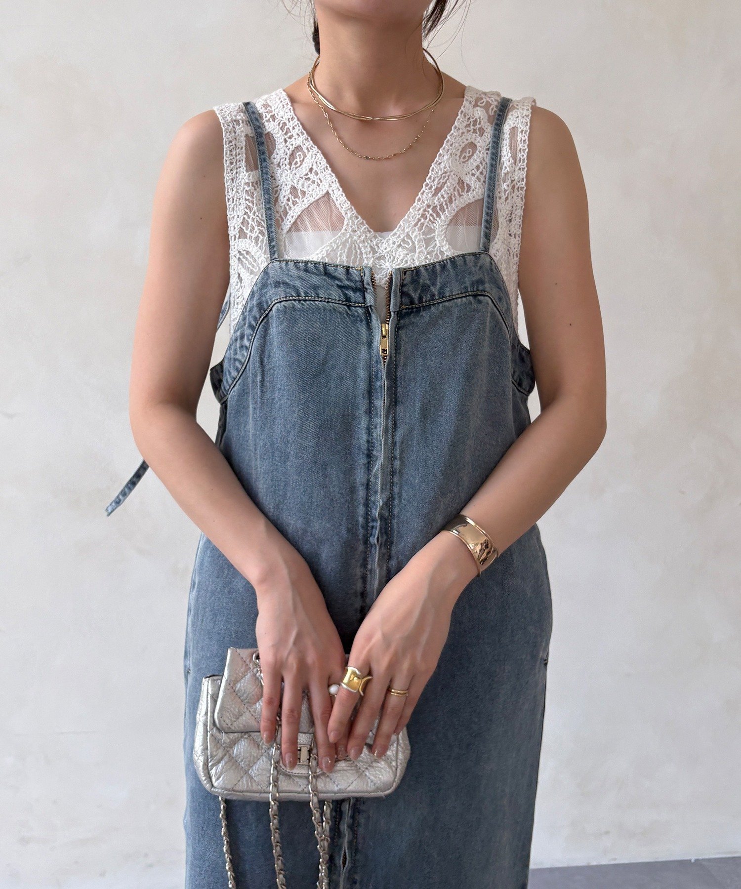 DOUDOU｜【完売カラー再追加!/サイズ展開あり/細見え】リヨセルデニム