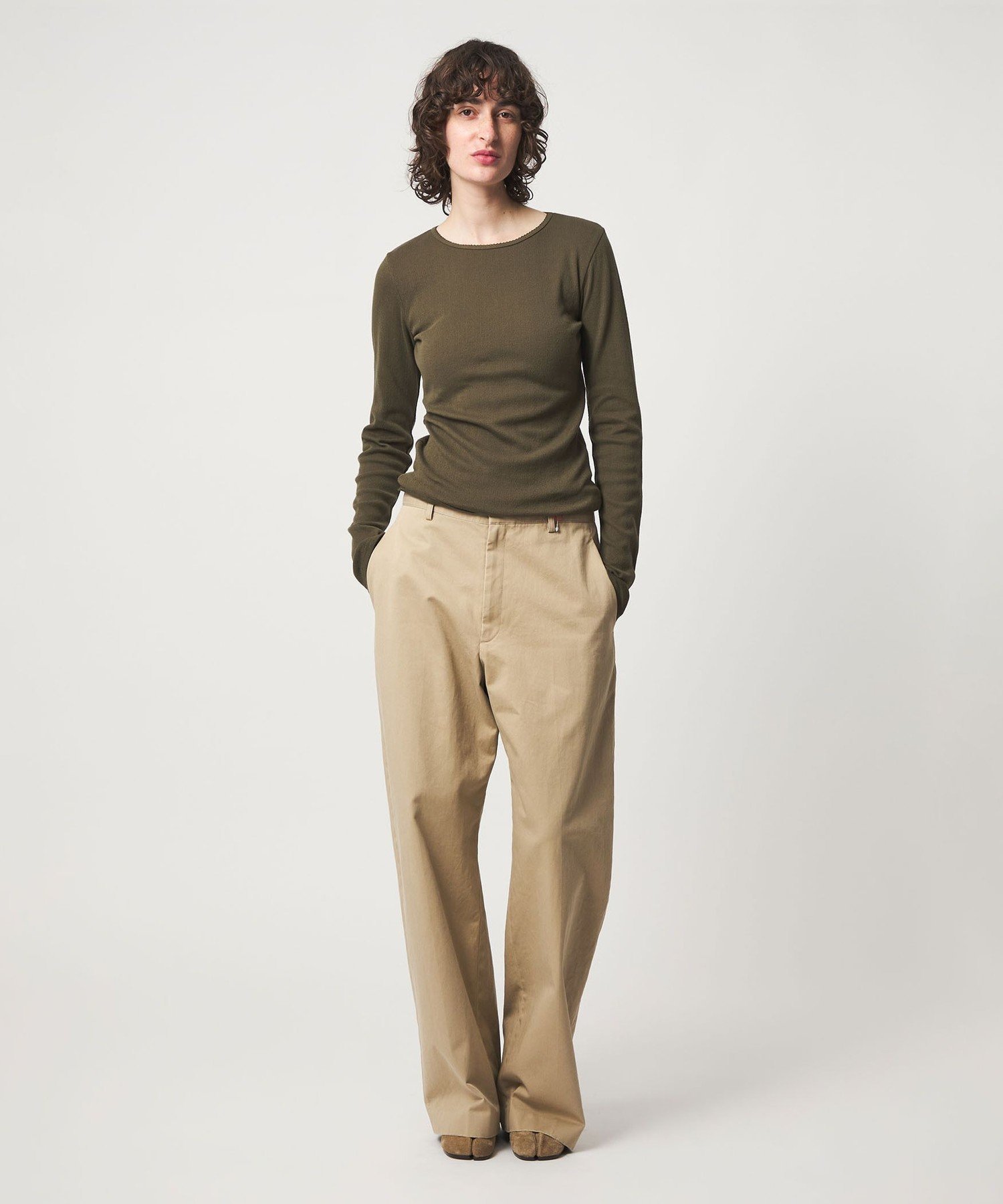 6 BEAUTY&YOUTH UNITED ARROWSコットンチノパンツ BEAUTY&YOUTH UNITED ARROWS｜<6(ROKU)>コットン チノ パンツ