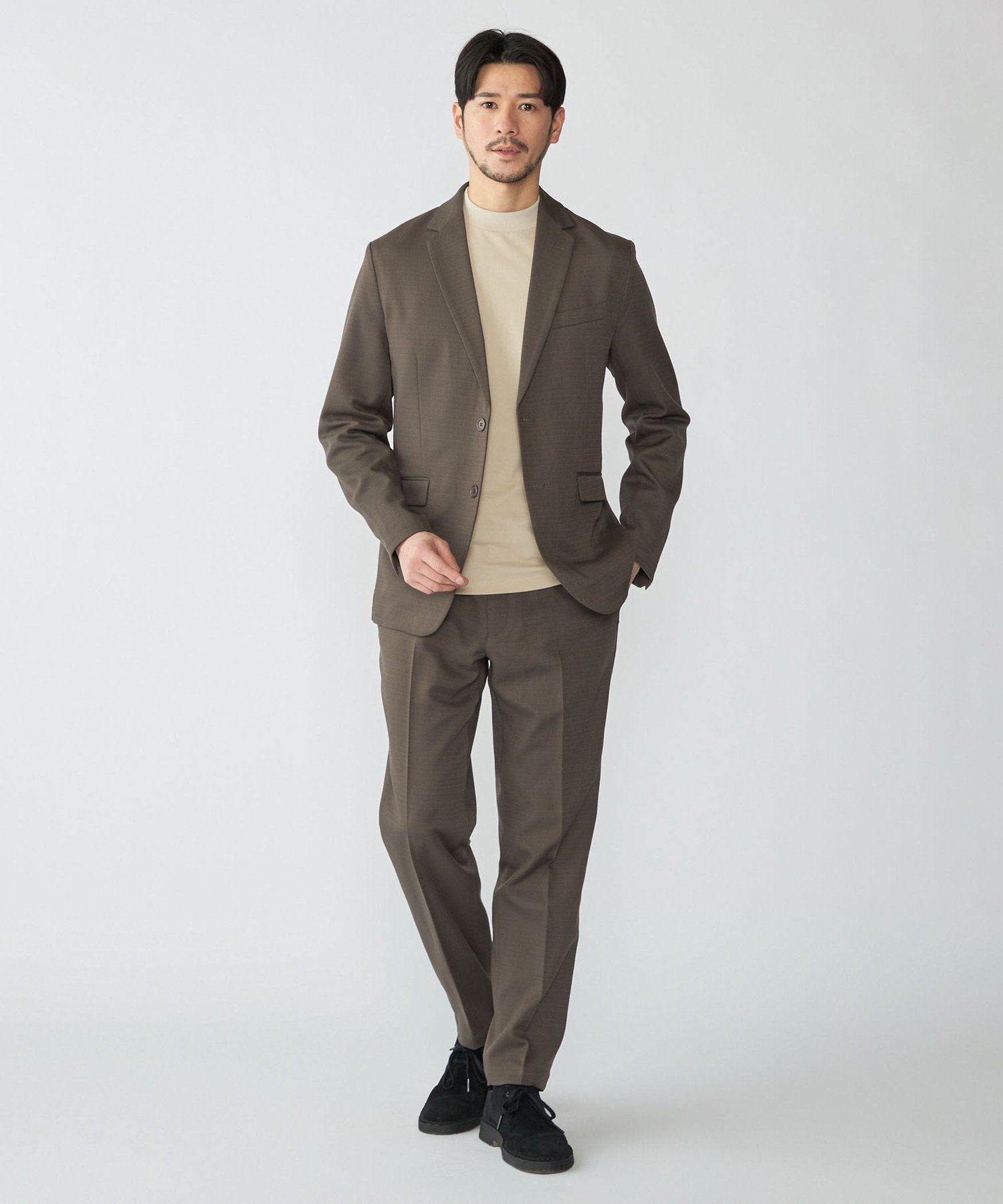 MOUN TEN SHIPS セットアップ　ジャケット　パンツ SHIPS（シップス） セットアップ SHIPS:「手洗い可能」ダブルクロス