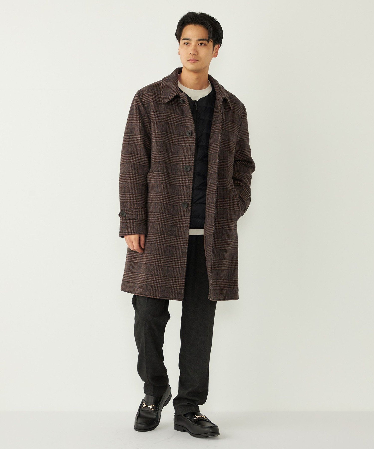 SHIPS｜SHIPS Colors:ホロウ ウール ステンカラーコート | Rakuten