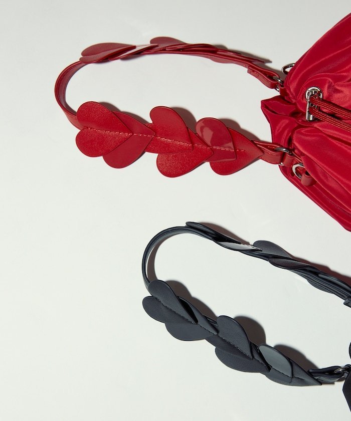 FREAK'S STORE｜x BASICKS HEART HANDLE BAG / 2WAY 巾着ショルダー