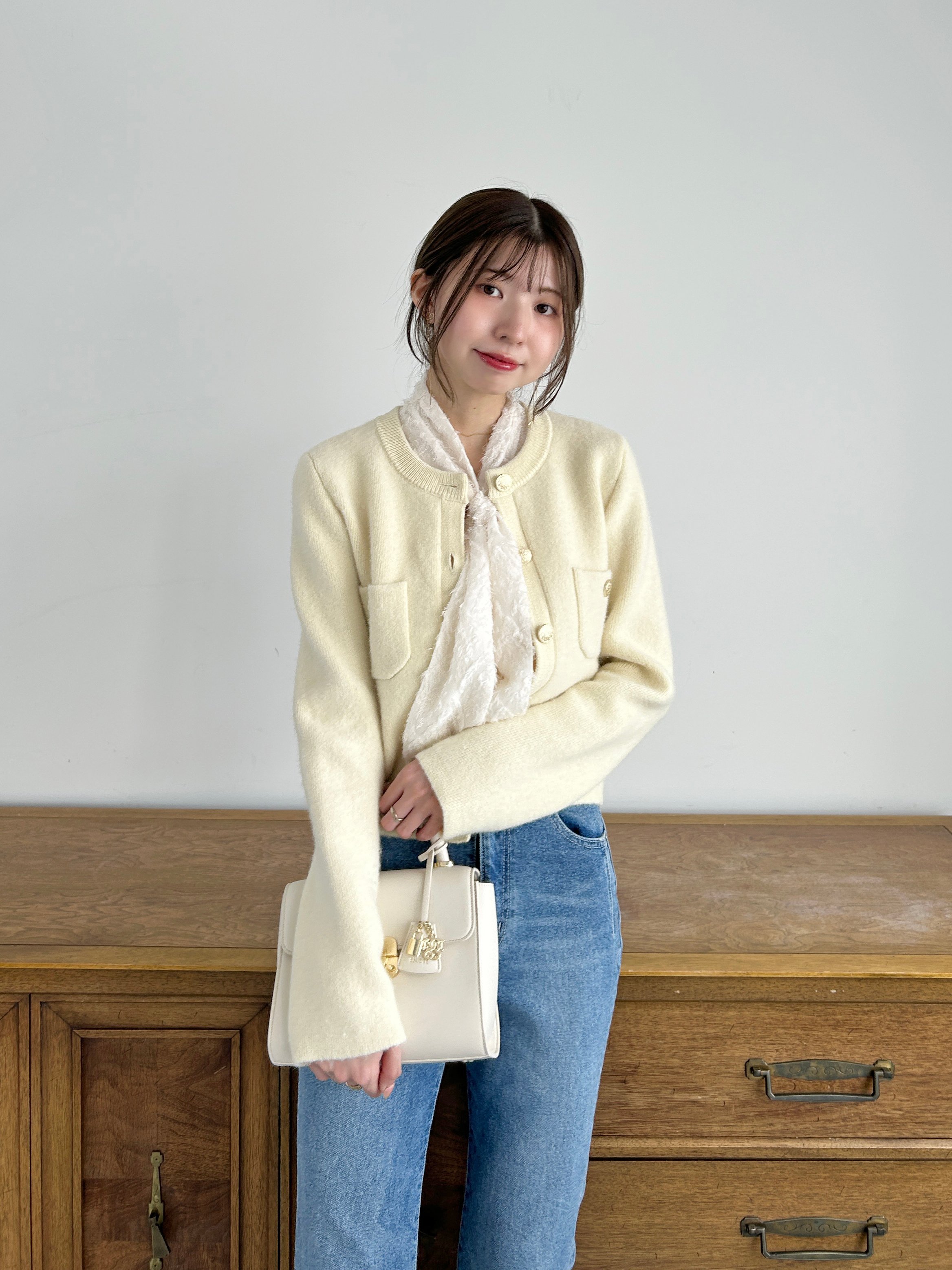 SNIDEL｜フォックスニットジャケット | Rakuten Fashion(楽天