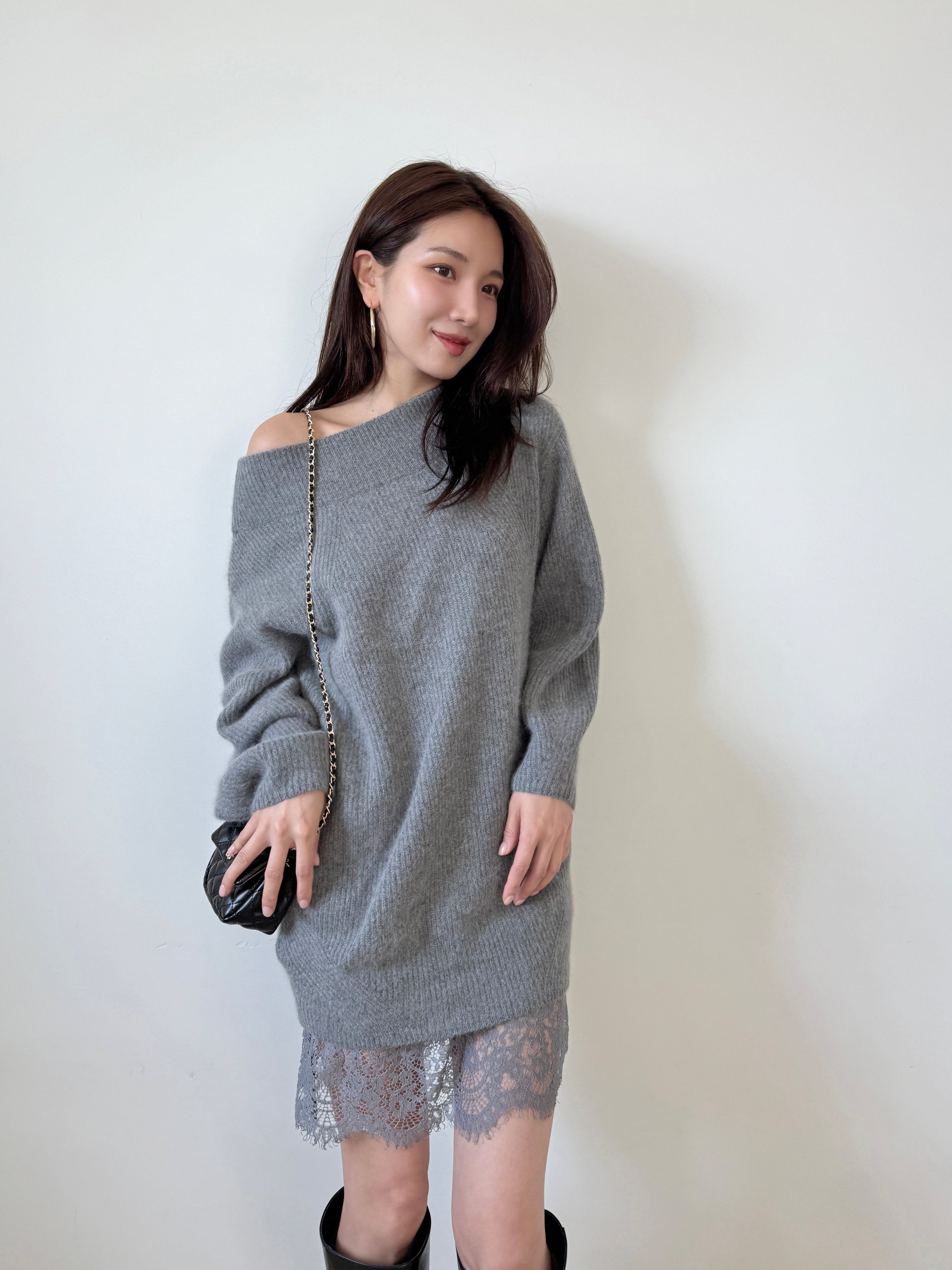 SNIDEL｜ニットセットキャミミニワンピース | Rakuten Fashion(楽天