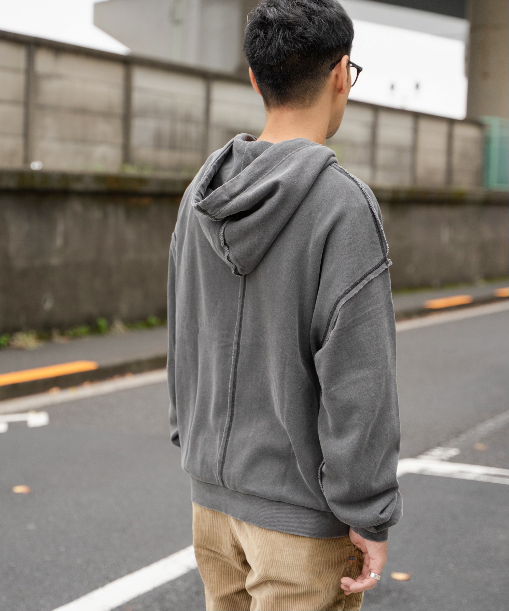 VENCE EXCHANGE｜裏毛ピグメントジップパーカー | Rakuten Fashion