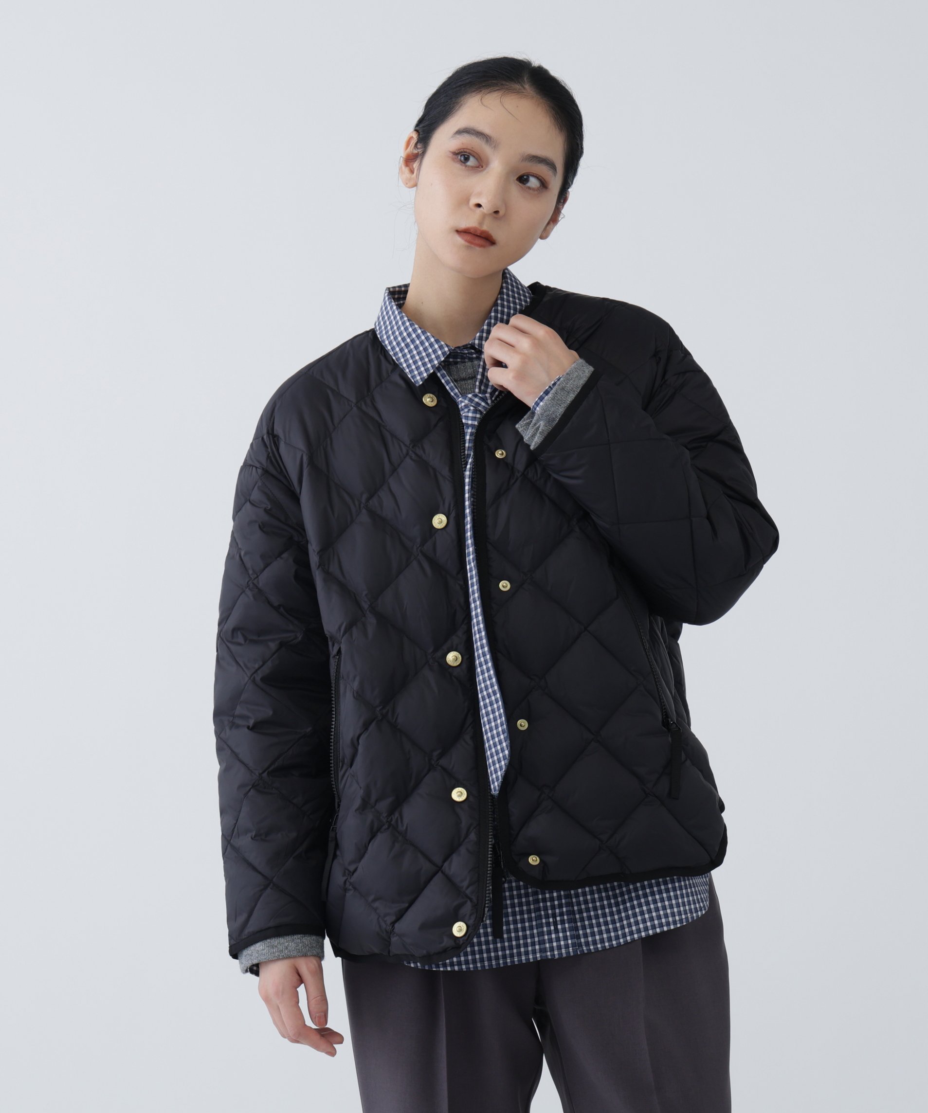 【NAVYNAVY】TAIONコラボ別注ラウンドテールボクシーライトダウン N. Natural Beauty Basic*｜<NAVYNAVY>TAIONコラボ別注ラウンドテール