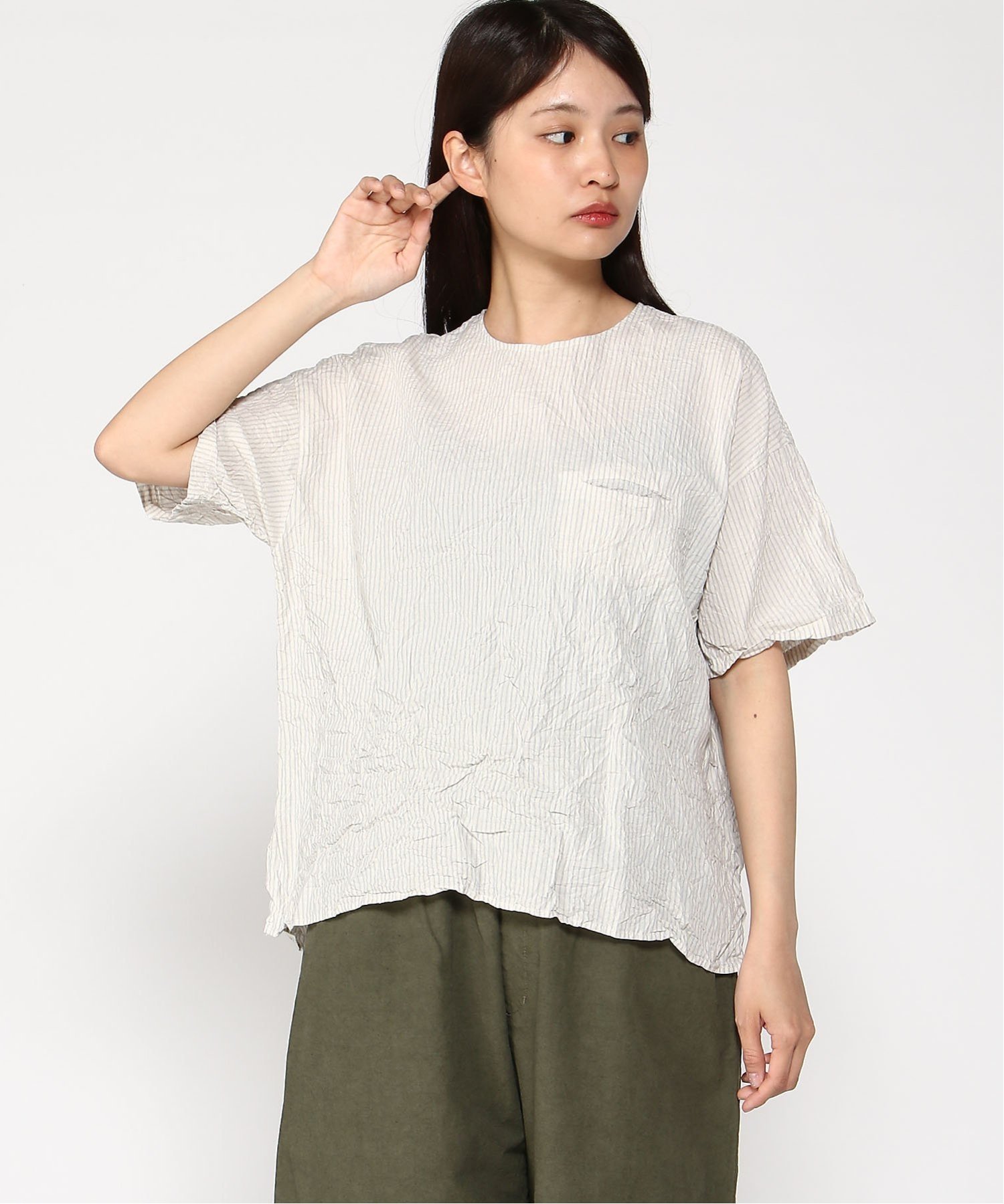 楽天市場】pas de calais（柄ストライプ）（シャツ・ブラウス