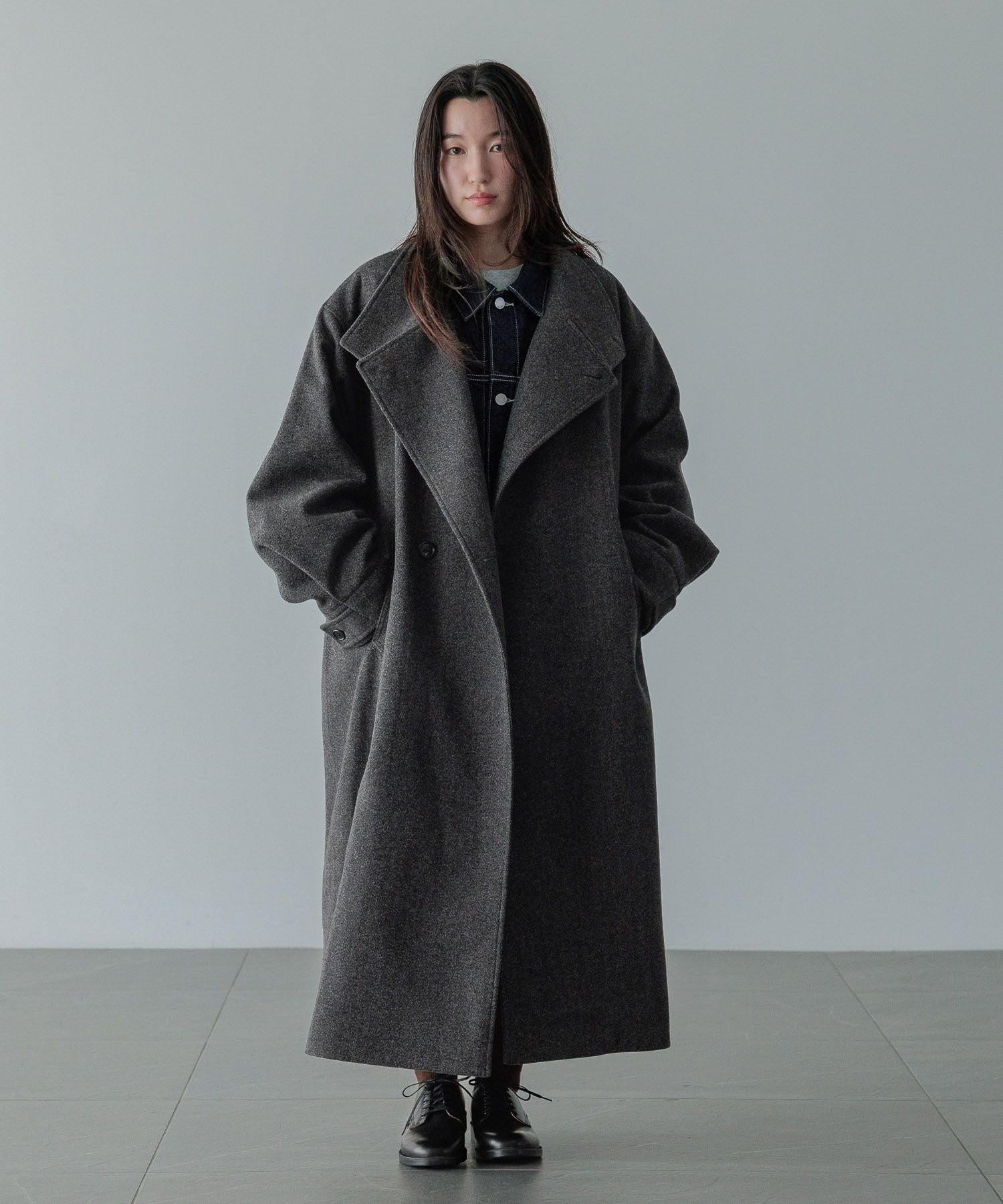 LOWRYS FARM｜ウールライクスタンドコート | Rakuten Fashion(楽天