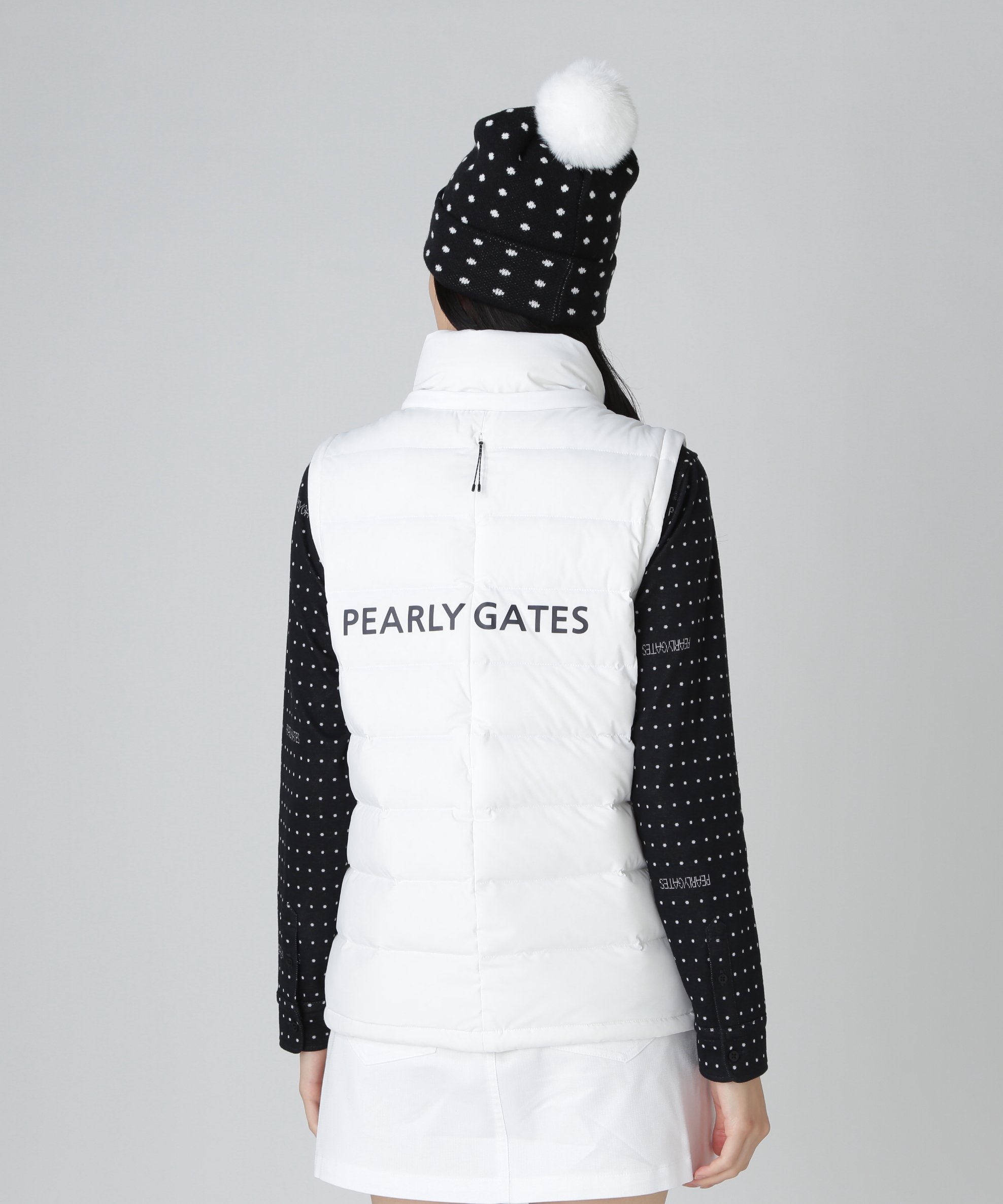 PEARLY GATES｜Nyストレッチタフタフーディダウンジャケット | Rakuten