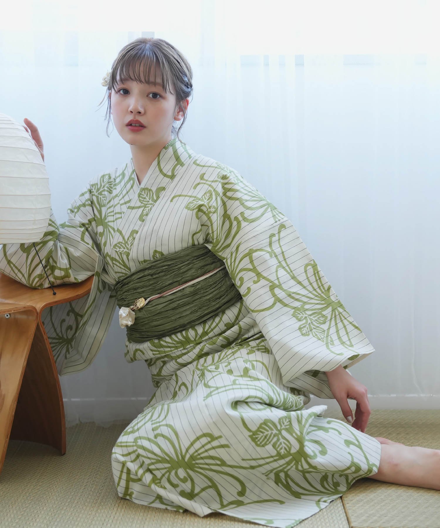 utatane｜【utatane*注染工房 日本製 浴衣3点セット 等間しじら