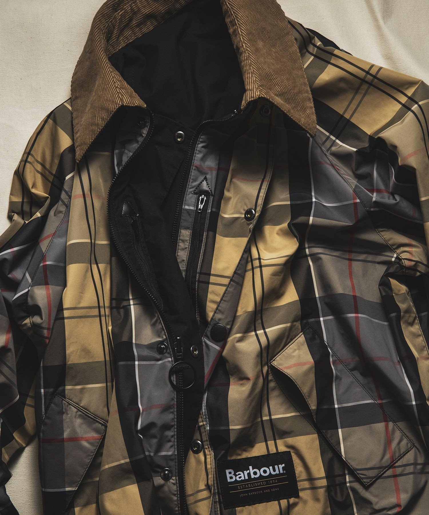 ADAM ET ROPE'｜《別注》【Barbour/バブアー】TRANSPORT リバーシブル