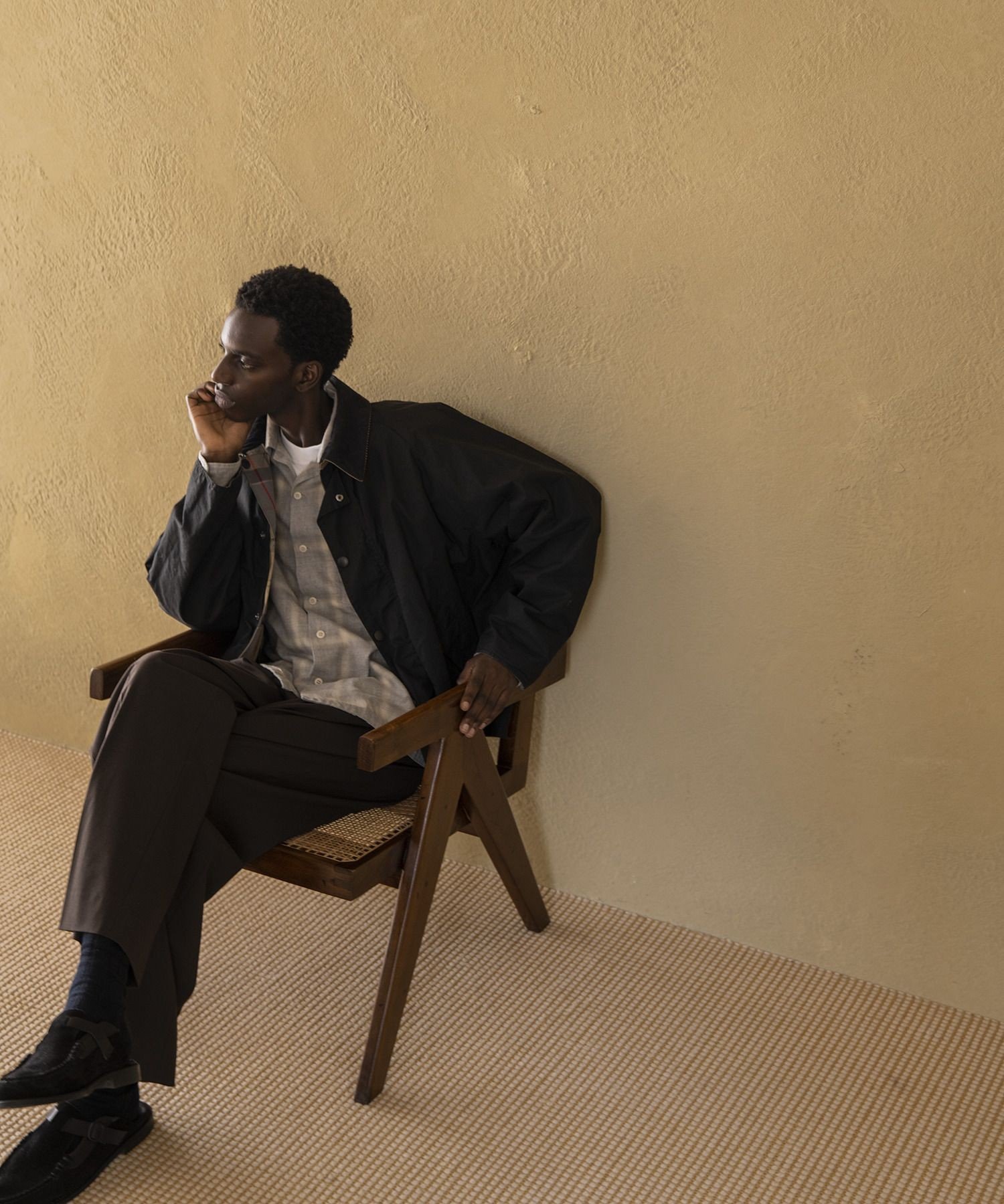 ADAM ET ROPE'｜《別注》【Barbour/バブアー】TRANSPORT リバーシブル