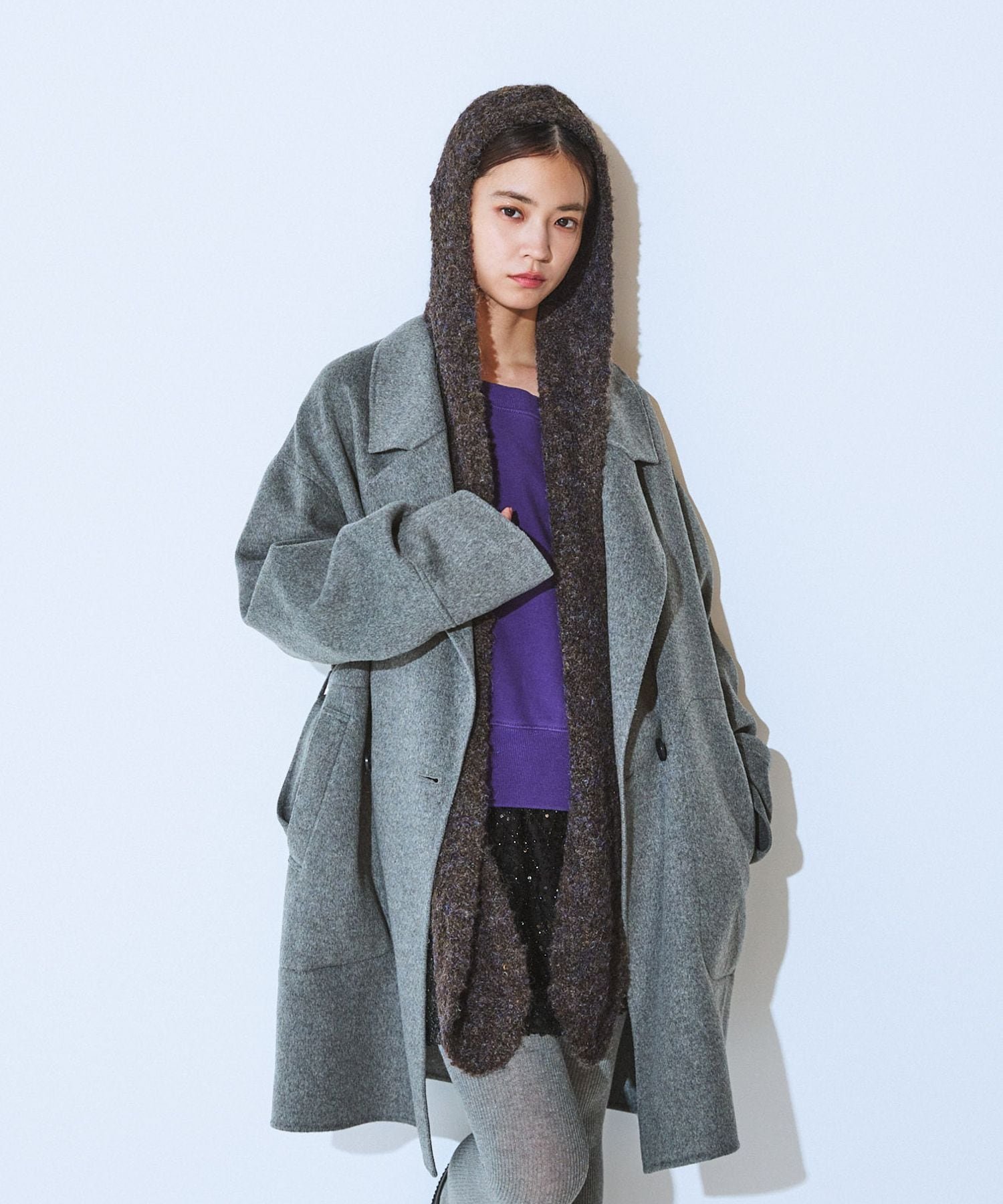 JEANASIS｜ショートビーバーウールミドルコート | Rakuten Fashion