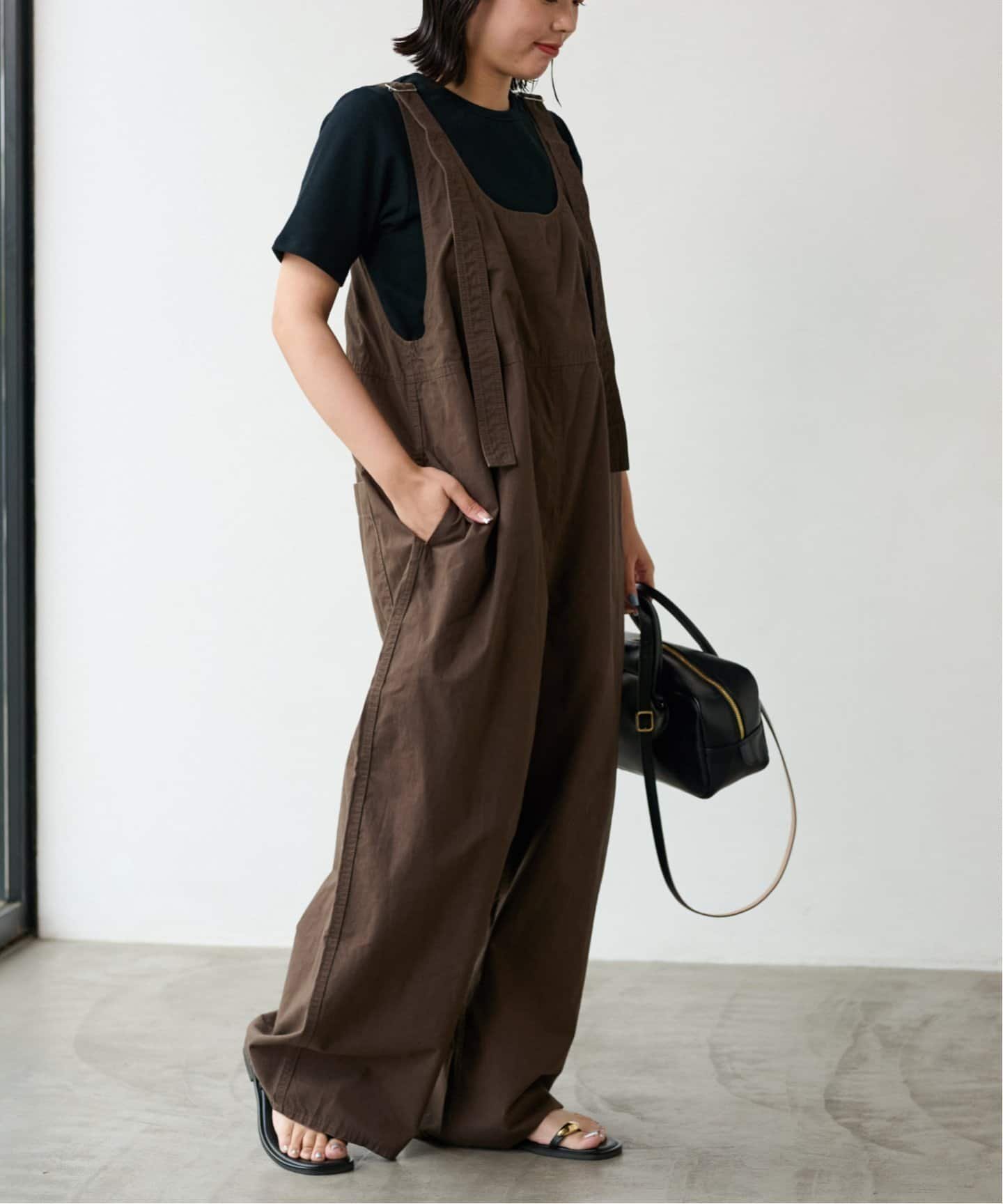 FRAMeWORK｜≪WEB限定追加≫コンパクトウェザーサロペット | Rakuten