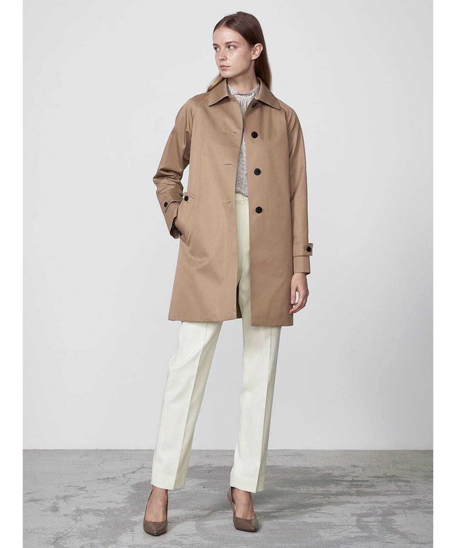 Aquascutum｜Aラインステンカラーコート | Rakuten Fashion(楽天