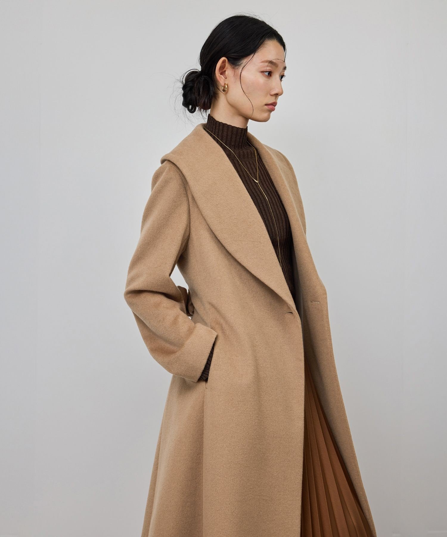 ROPE'｜プレミアムカシミヤ ショールカラーコート【25AW】 | Rakuten