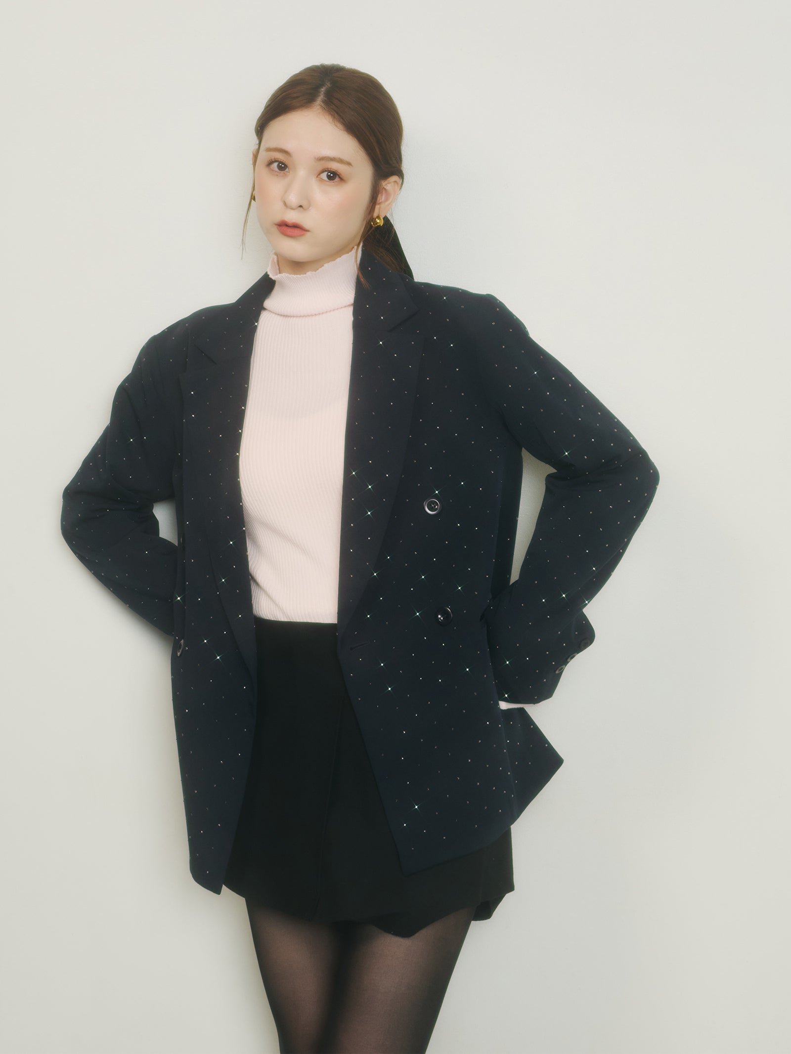 Olu.｜ラインストーンジャケット | Rakuten Fashion(楽天ファッション