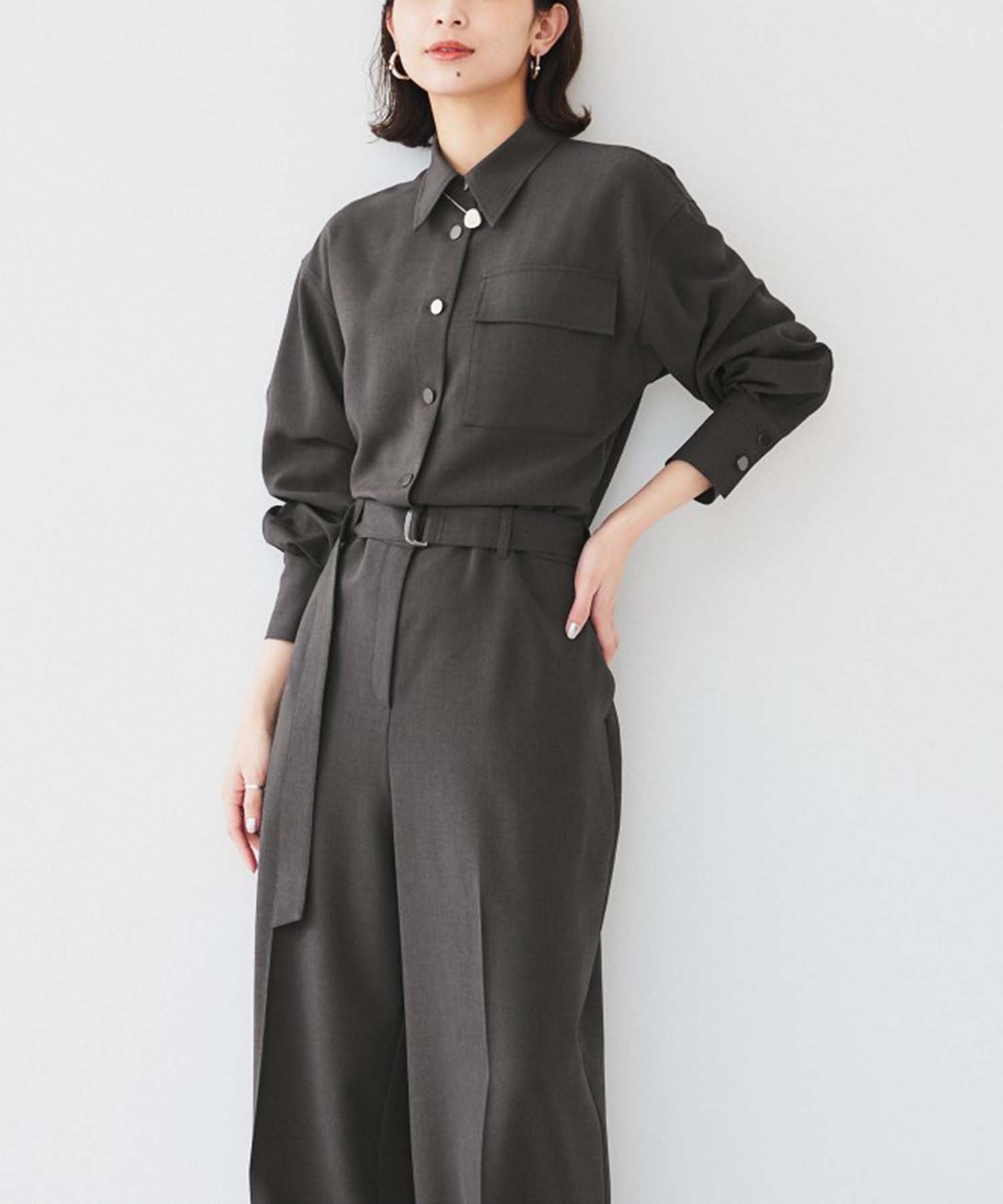 UNTITLED｜【朝比奈 彩*Oggi*UNTITLED スペシャルコラボ】シャツカラー