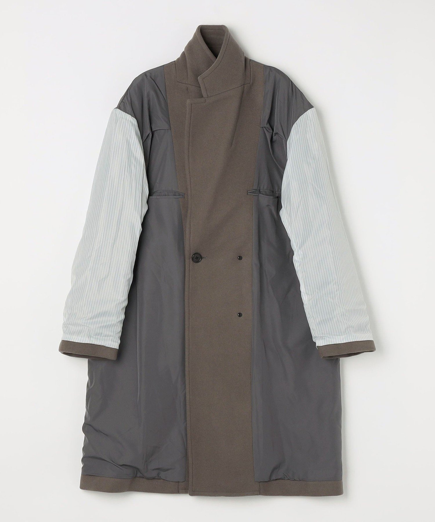 SHIPS｜SHIPS any: PURE WOOL MELTON ダブル チェスターコート 25AW