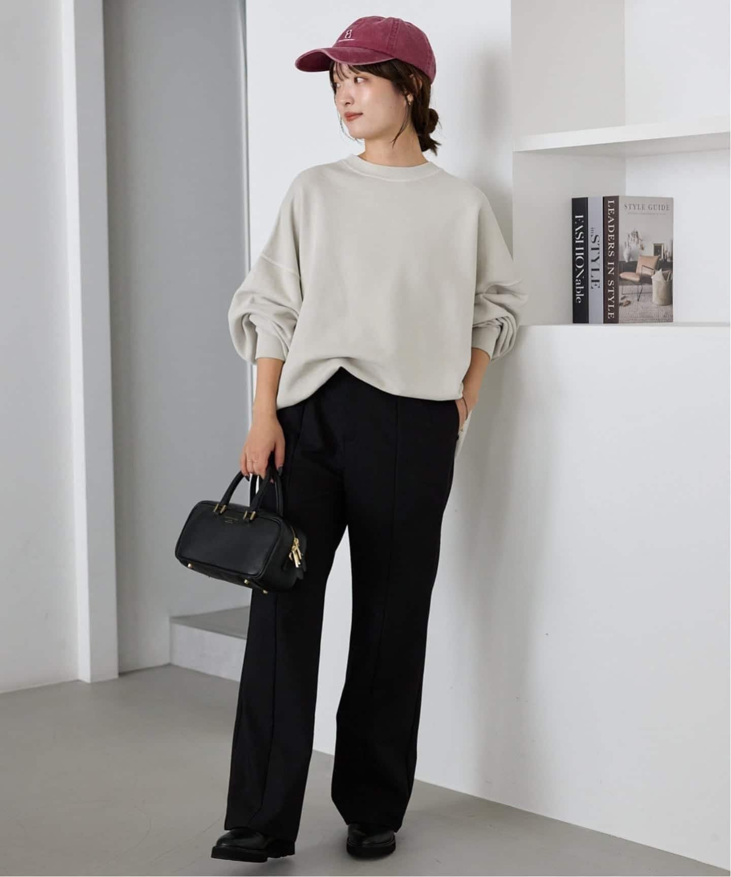 SLOBE IENA｜《WEB限定/追加2》ビックシルエットピグメント裏毛プル