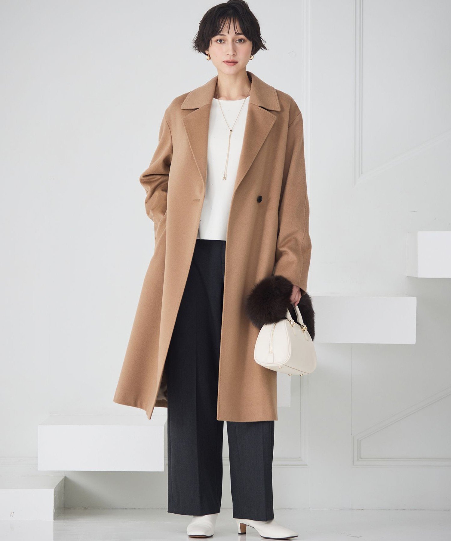 23区｜MTRカシミヤビーバー チェスター コート | Rakuten Fashion(楽天