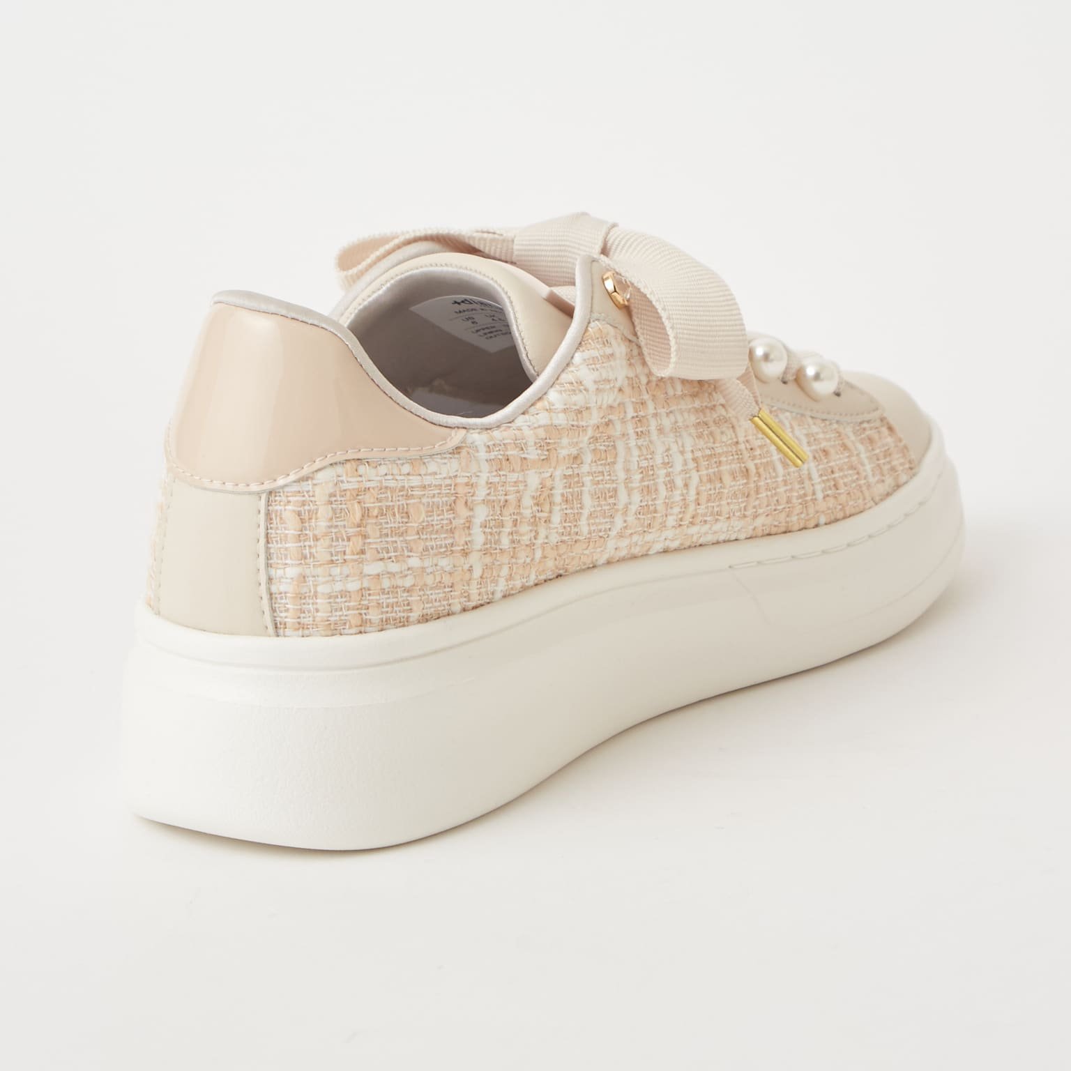 diana｜パールビジュー付きリボンスニーカー | Rakuten Fashion(楽天