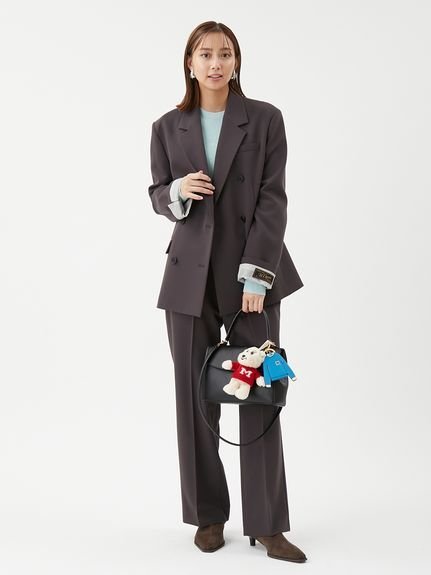 Mila Owen｜【セットアップ対応】ワンタックストレートスーツパンツ