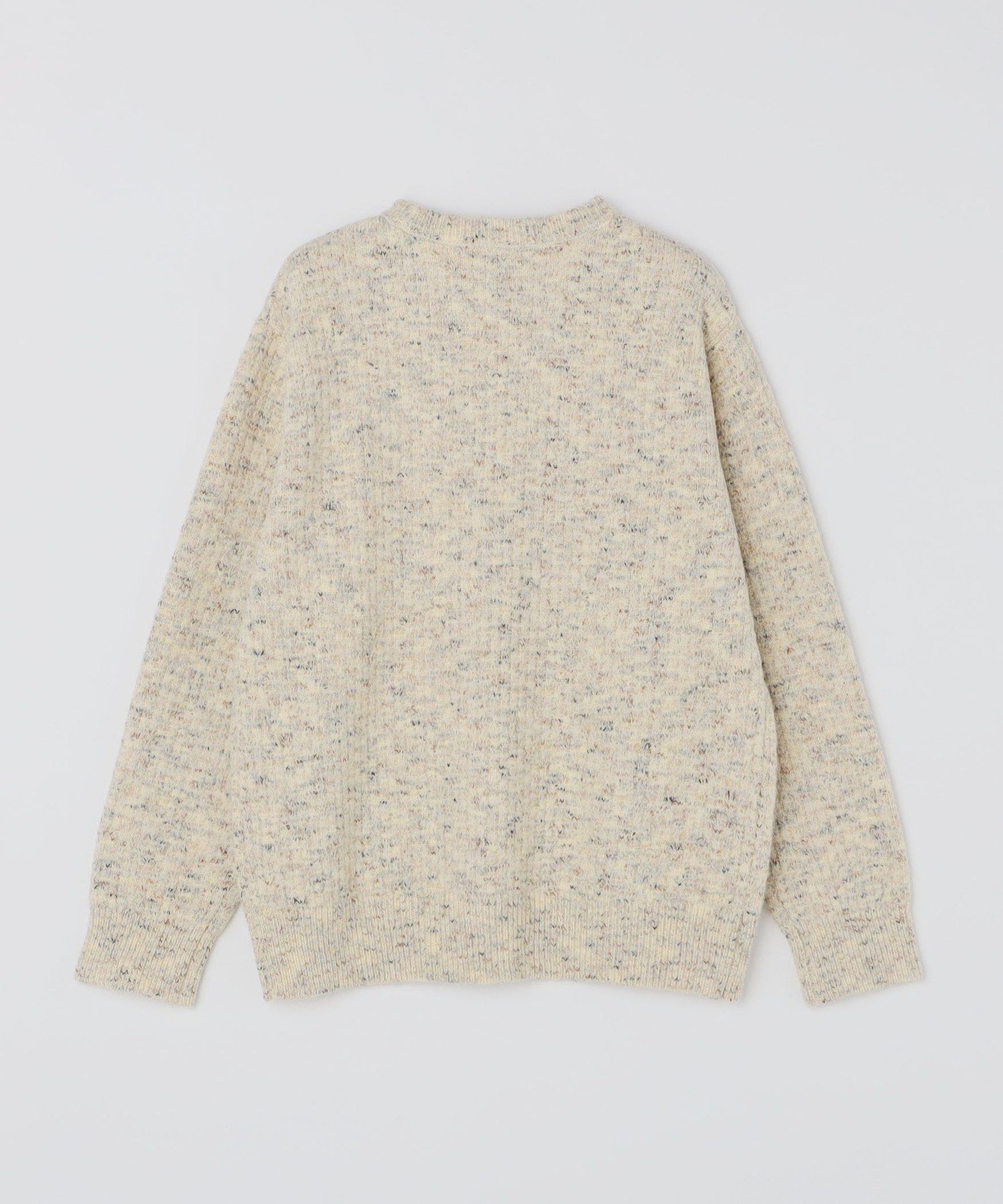 3ゲージ カラーネップ クルーネック ニット 24FW BEAMS（ビームス）3ゲージ カラーネップ クルーネック ニット 24FW