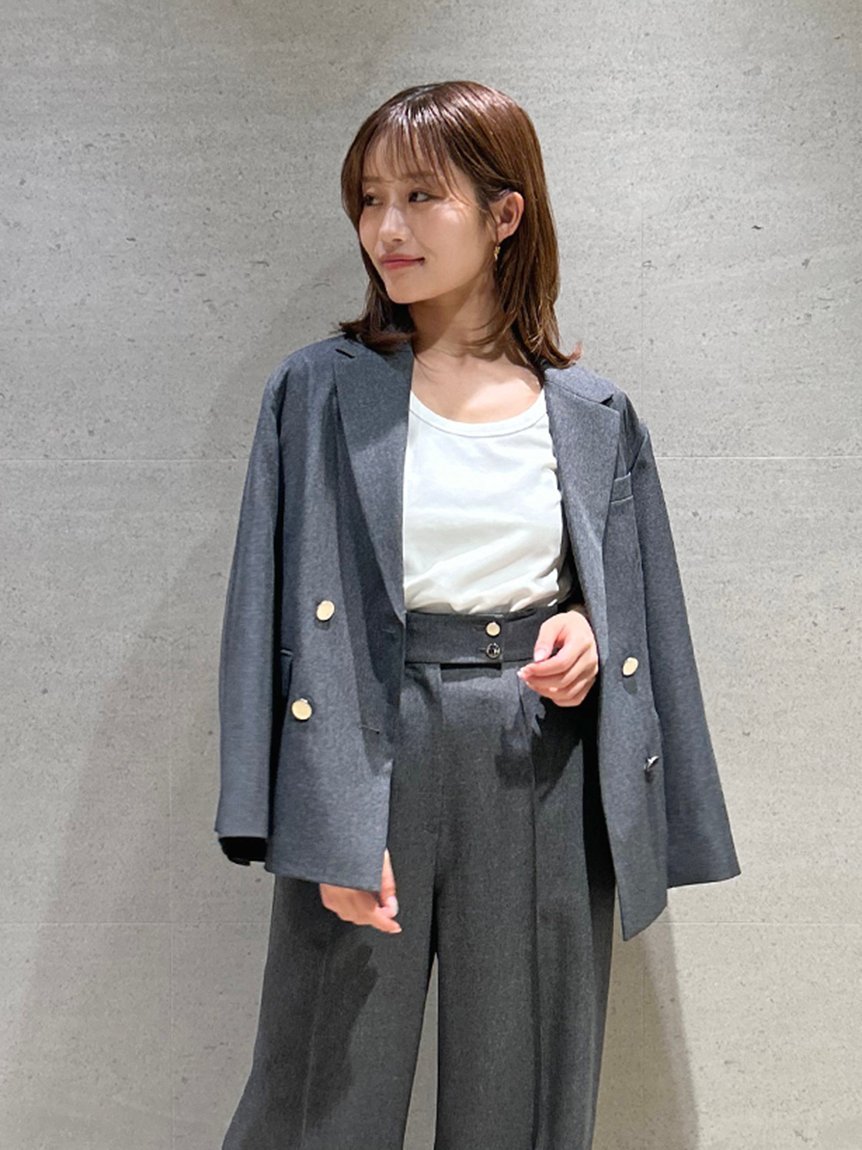 SNIDEL｜Sustainableメタルボタンテーラードジャケット | Rakuten