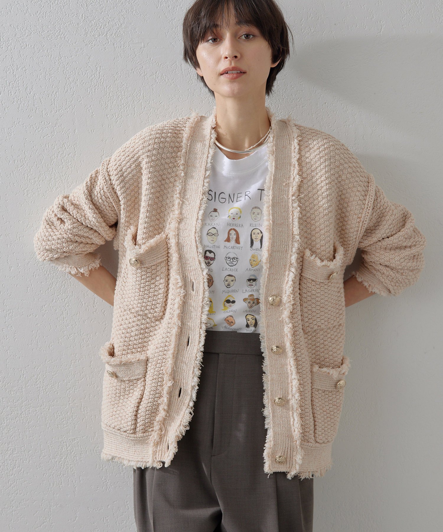 Whim Gazette｜TWEEDYニットジャケット2 | Rakuten Fashion(楽天