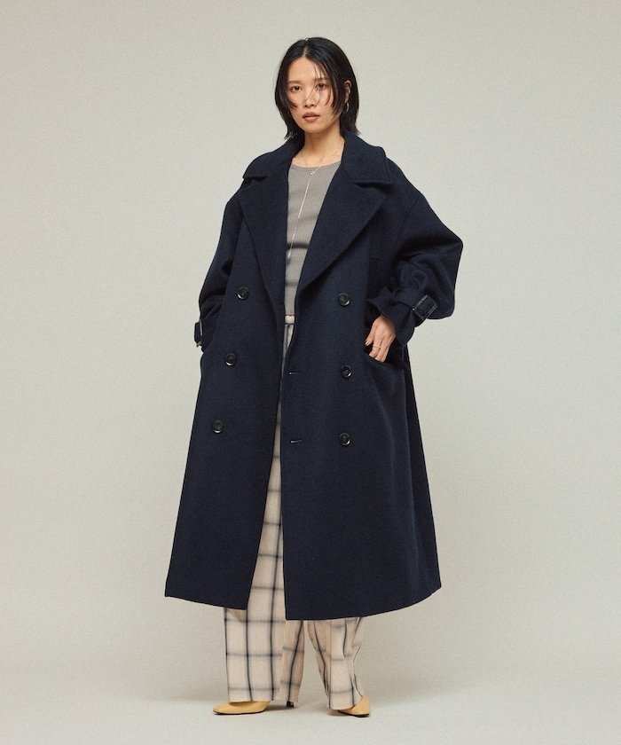 FREAK'S STORE｜オーバーサイズ リサイクルウールコート 25AW