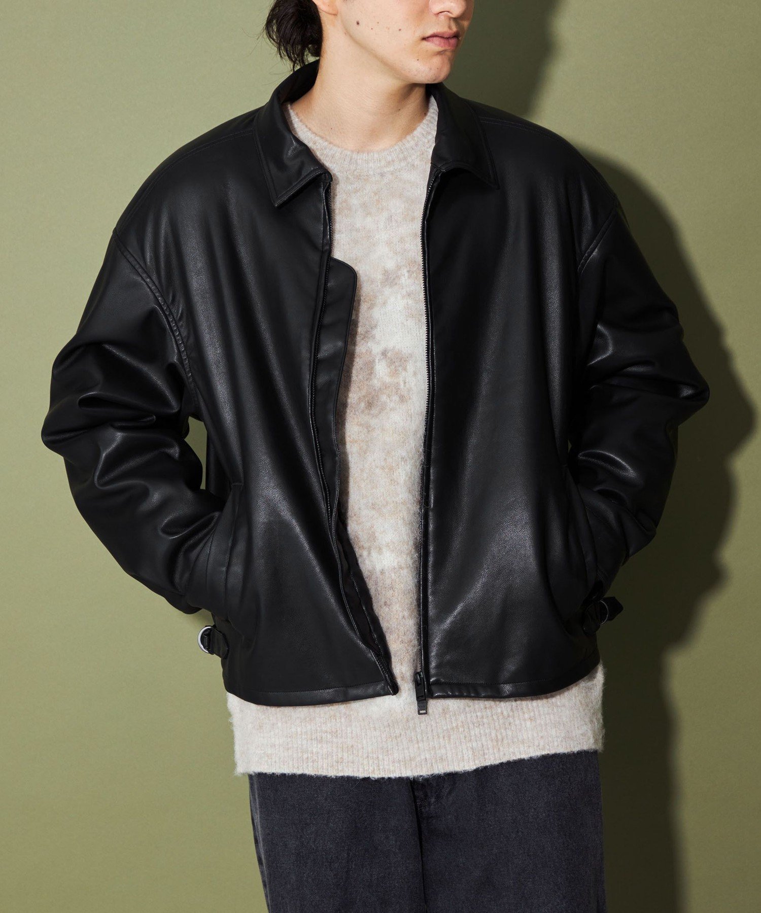 united arrows レザーライクブルゾン　38 UNITED ARROWS LTD. OUTLET｜<CITEN>レザーライクブルゾン | Rakuten