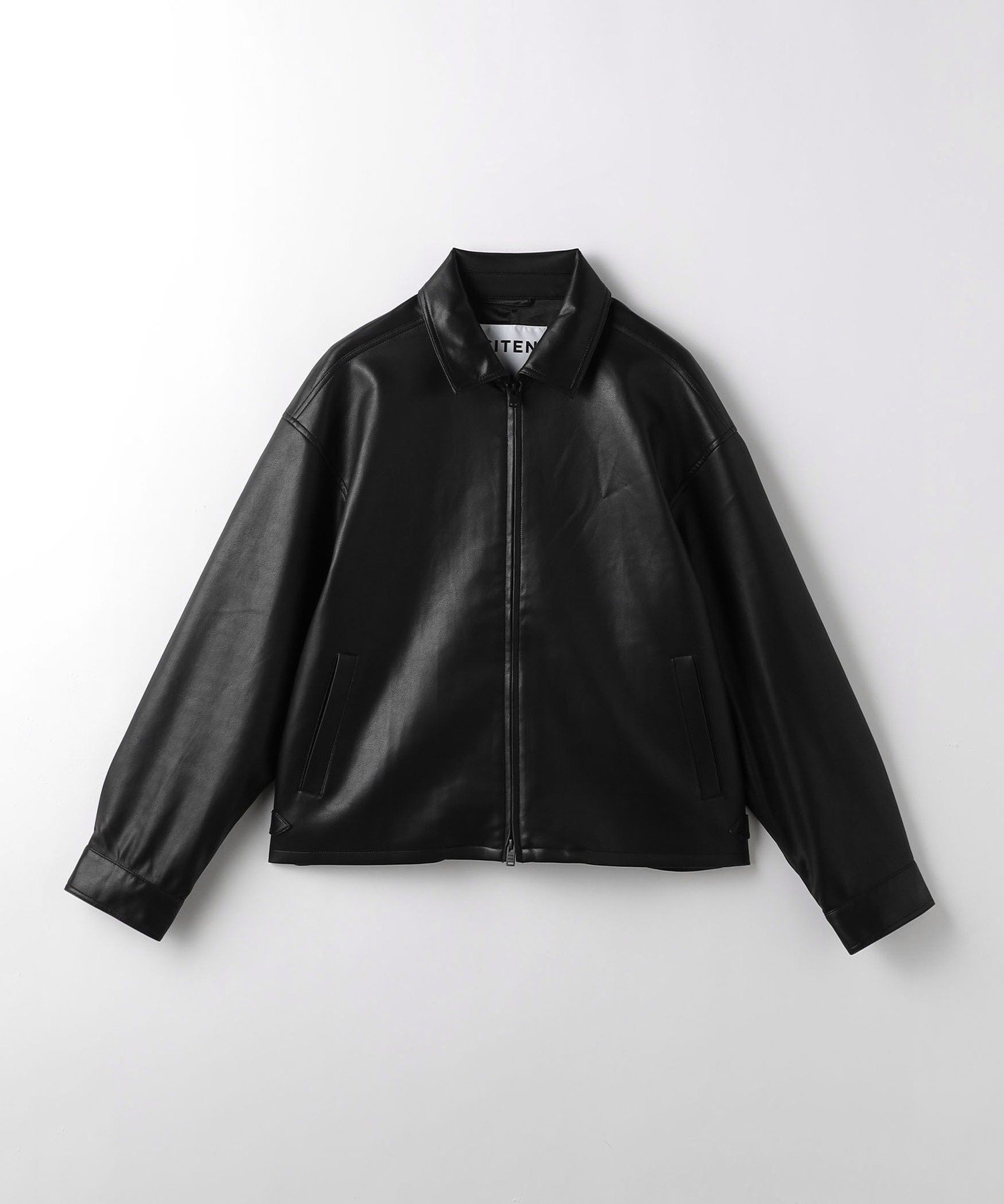 CITEN レザージャケット CITEN＞エッセンシャルレザーライクジャケット