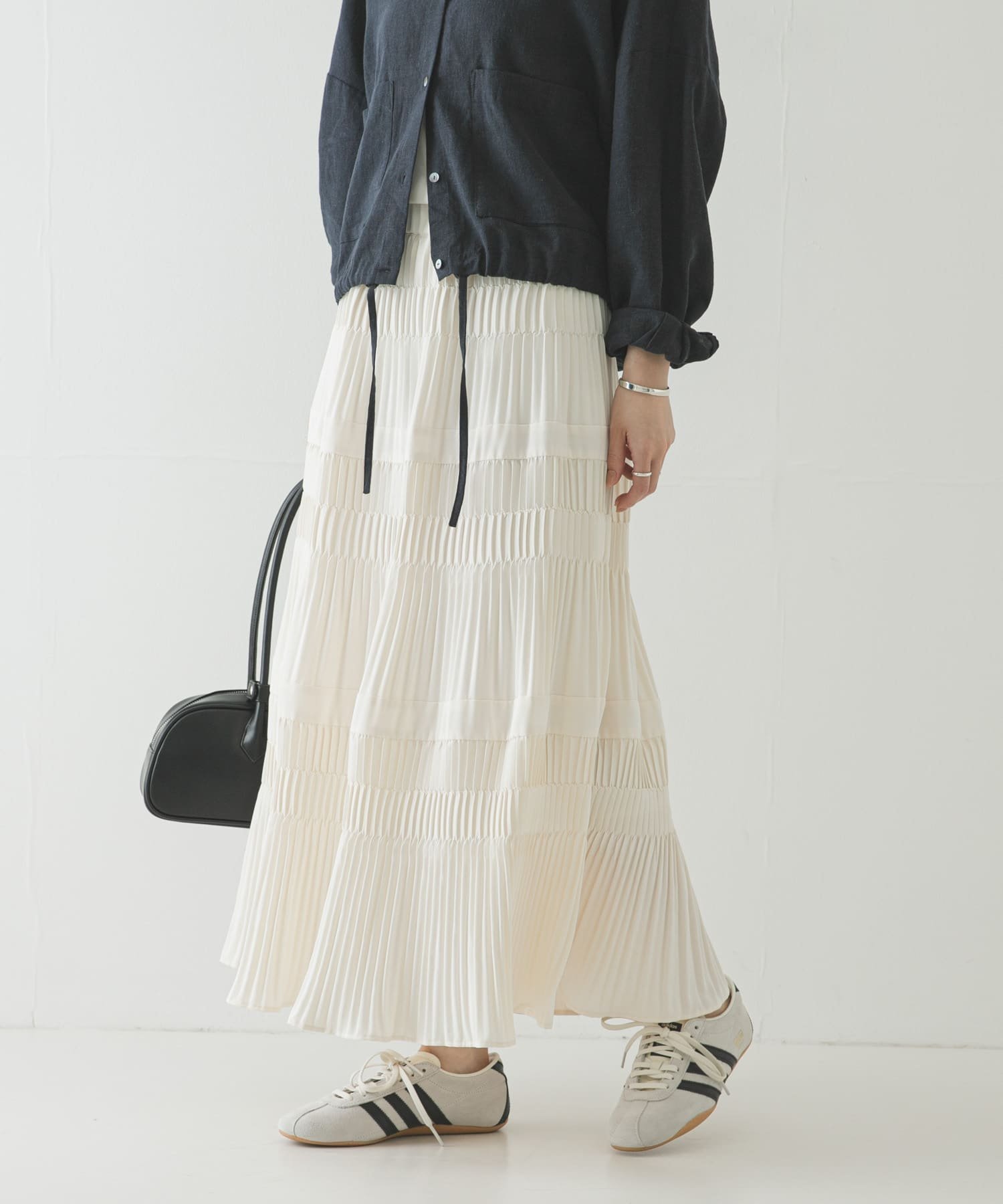 URBAN RESEARCH｜プリーツティアードスカート | Rakuten Fashion(楽天