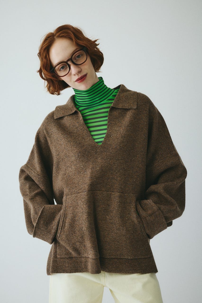 HeRIN.CYE｜Nep pullover knit tops | Rakuten Fashion(楽天