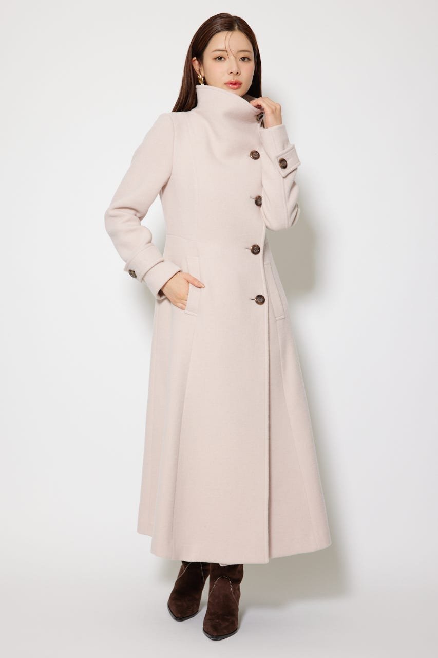 rienda｜25オーバーネックシンデレララインコート | Rakuten Fashion