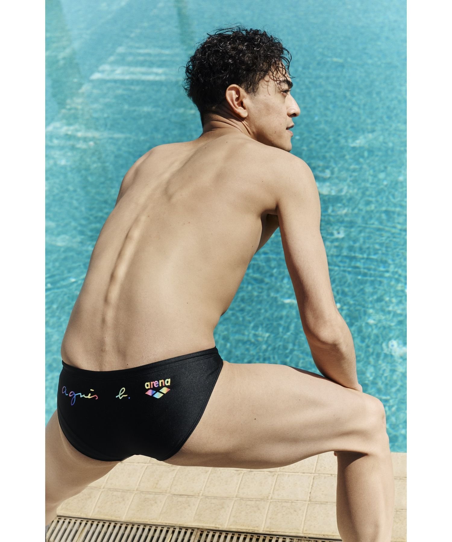 agnes b.｜agnes b. x arena メンズ トレーニング リミック スイム