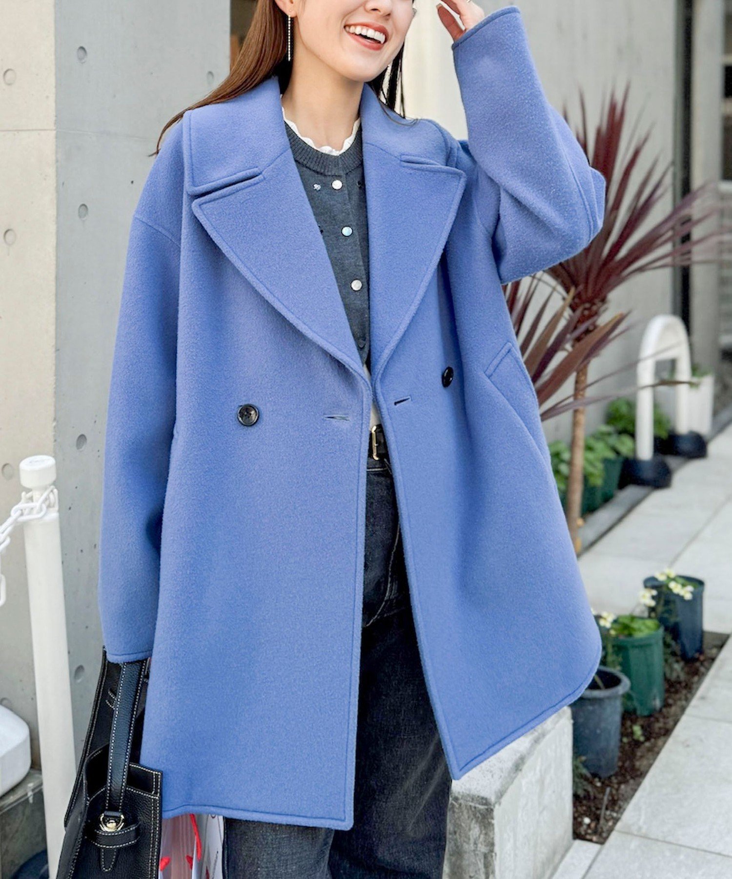 NOLLEY'S｜【一部WEB限定アイテム】SP140リバーコート起毛メルトン