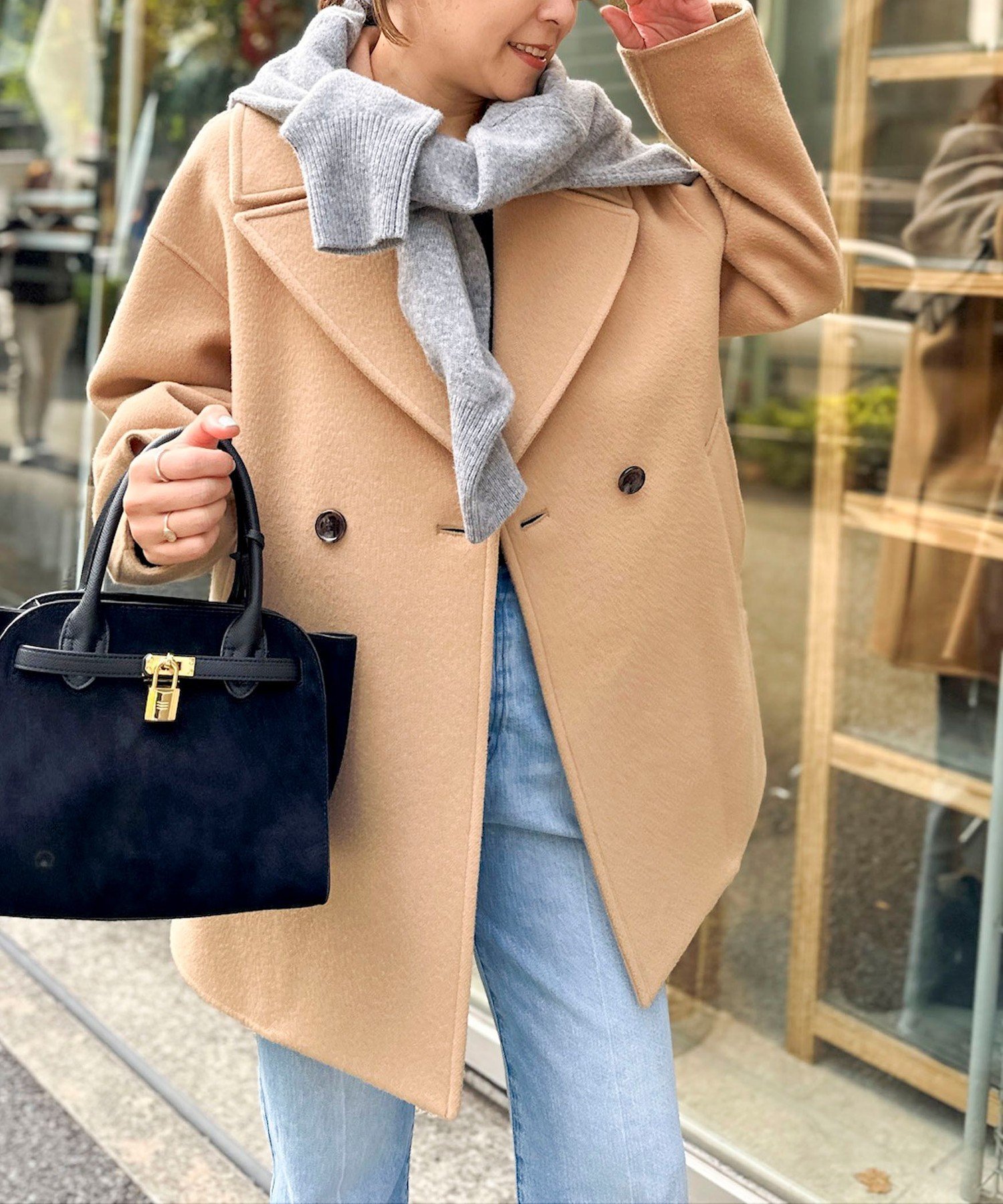 NOLLEY'S｜【一部WEB限定アイテム】SP140リバーコート起毛メルトン