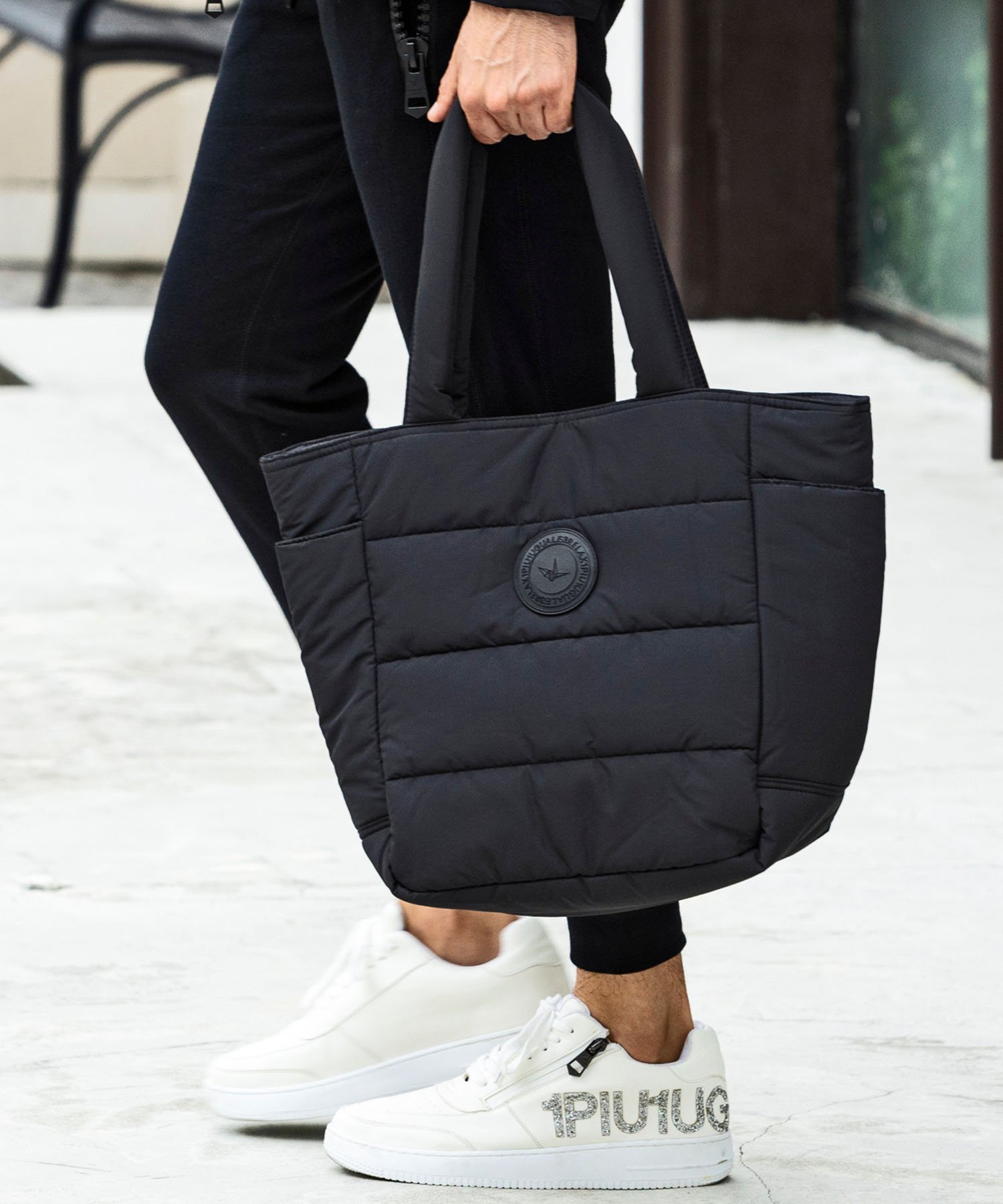 SHIFFON｜(M)1PIU1UGUALE3 RELAX/サークルロゴトートバッグ | Rakuten