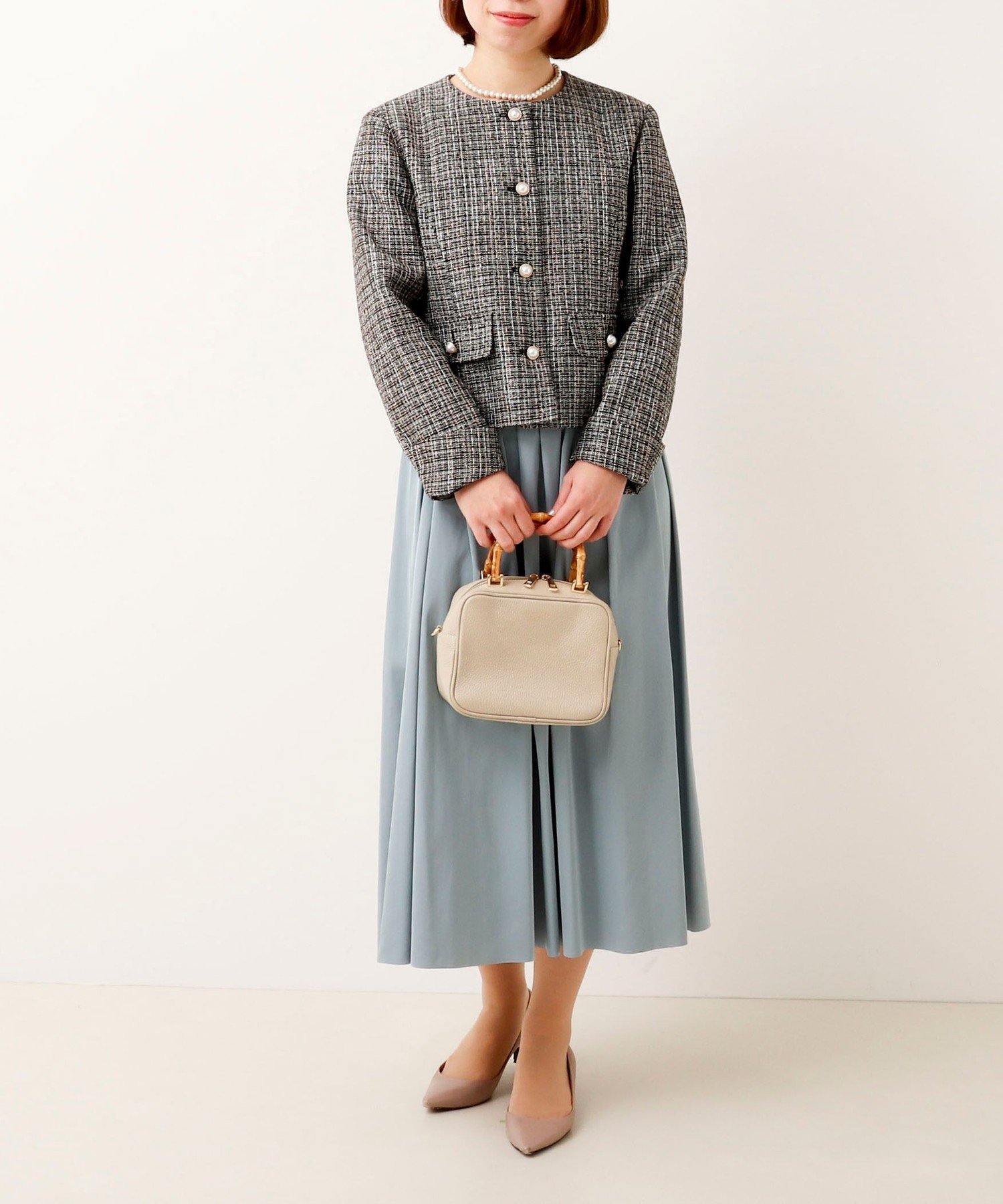 NOLLEY'S｜《オケージョン対応》コッパーラメツィードジャケット