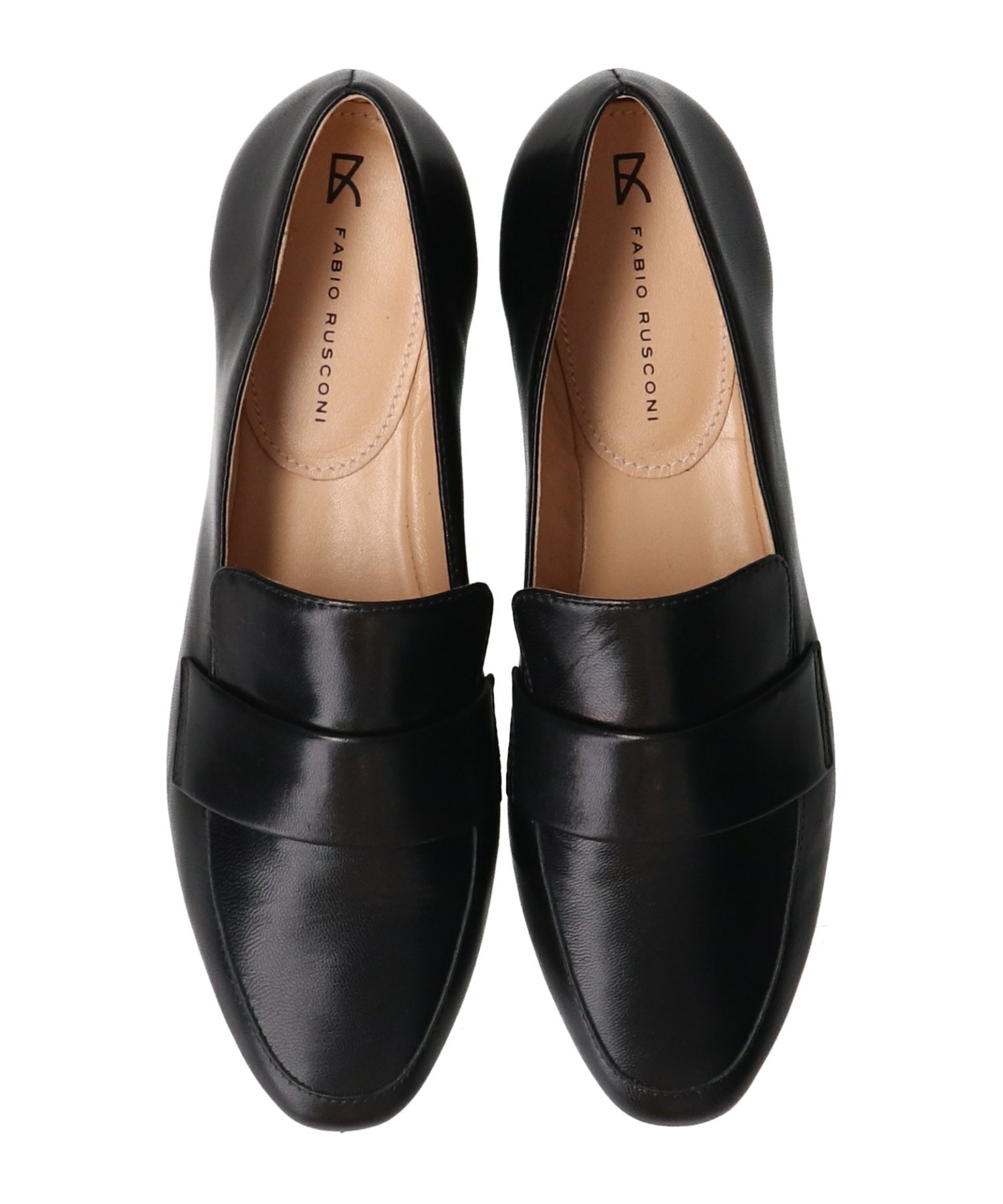 INTER-CHAUSSURES｜【FABIO RUSCONI】モカデザインレザーシューズ