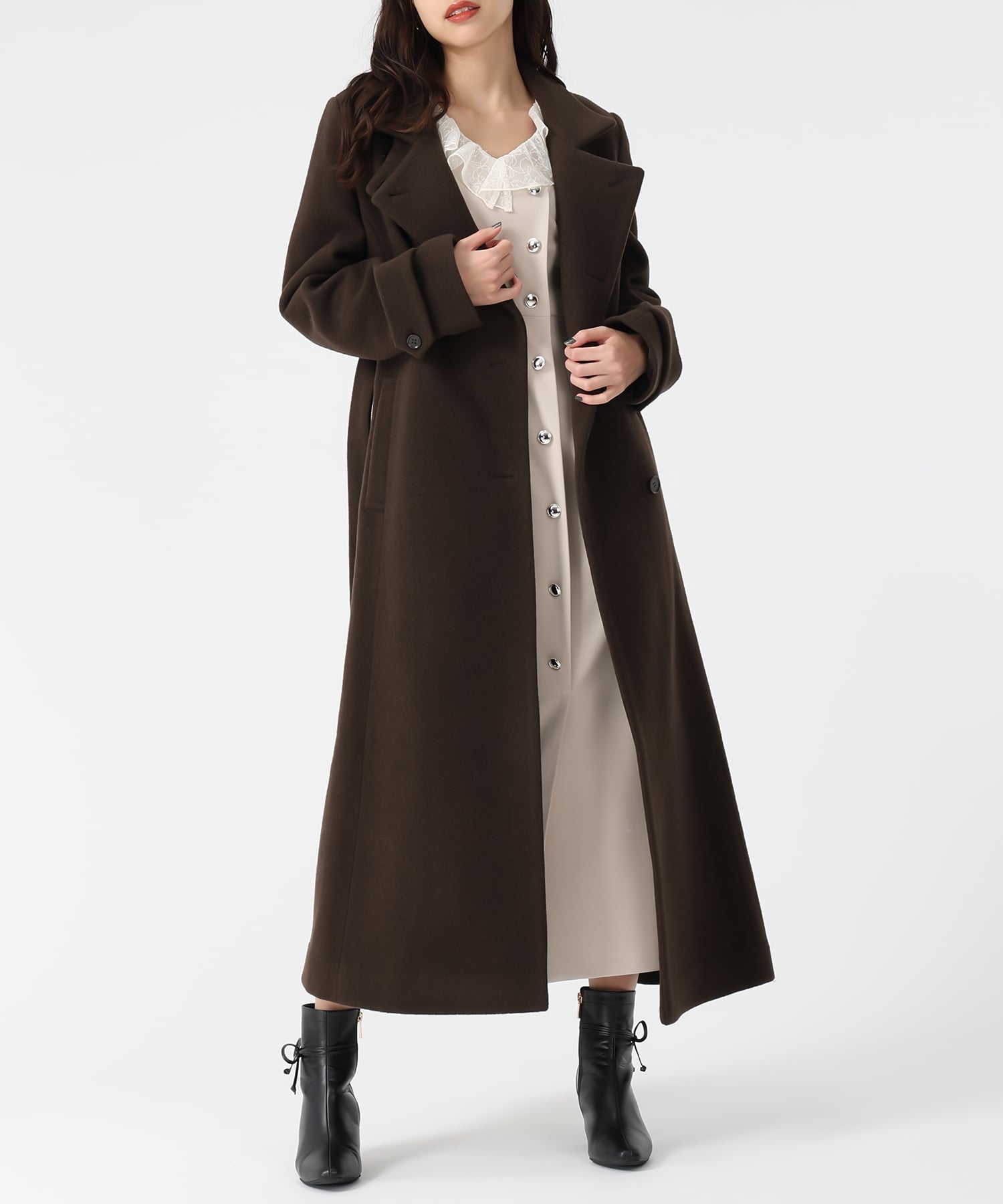 31 Sons de mode｜2025秋冬新作 スタンドカラーロングコート | Rakuten