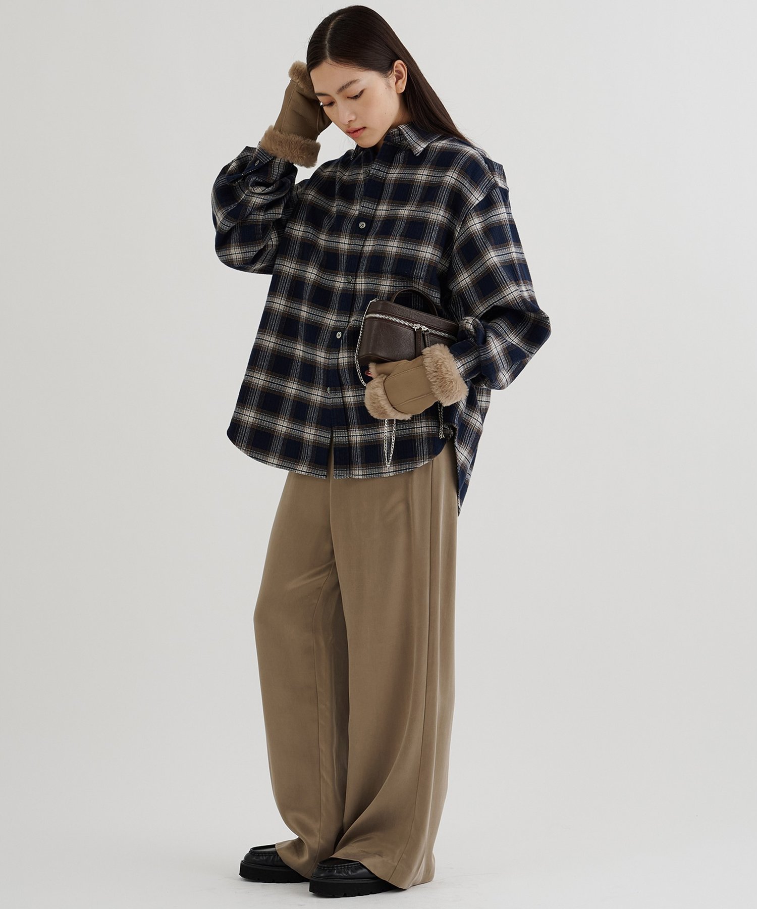 Whim Gazette｜ピケチェックシャツ | Rakuten Fashion(楽天