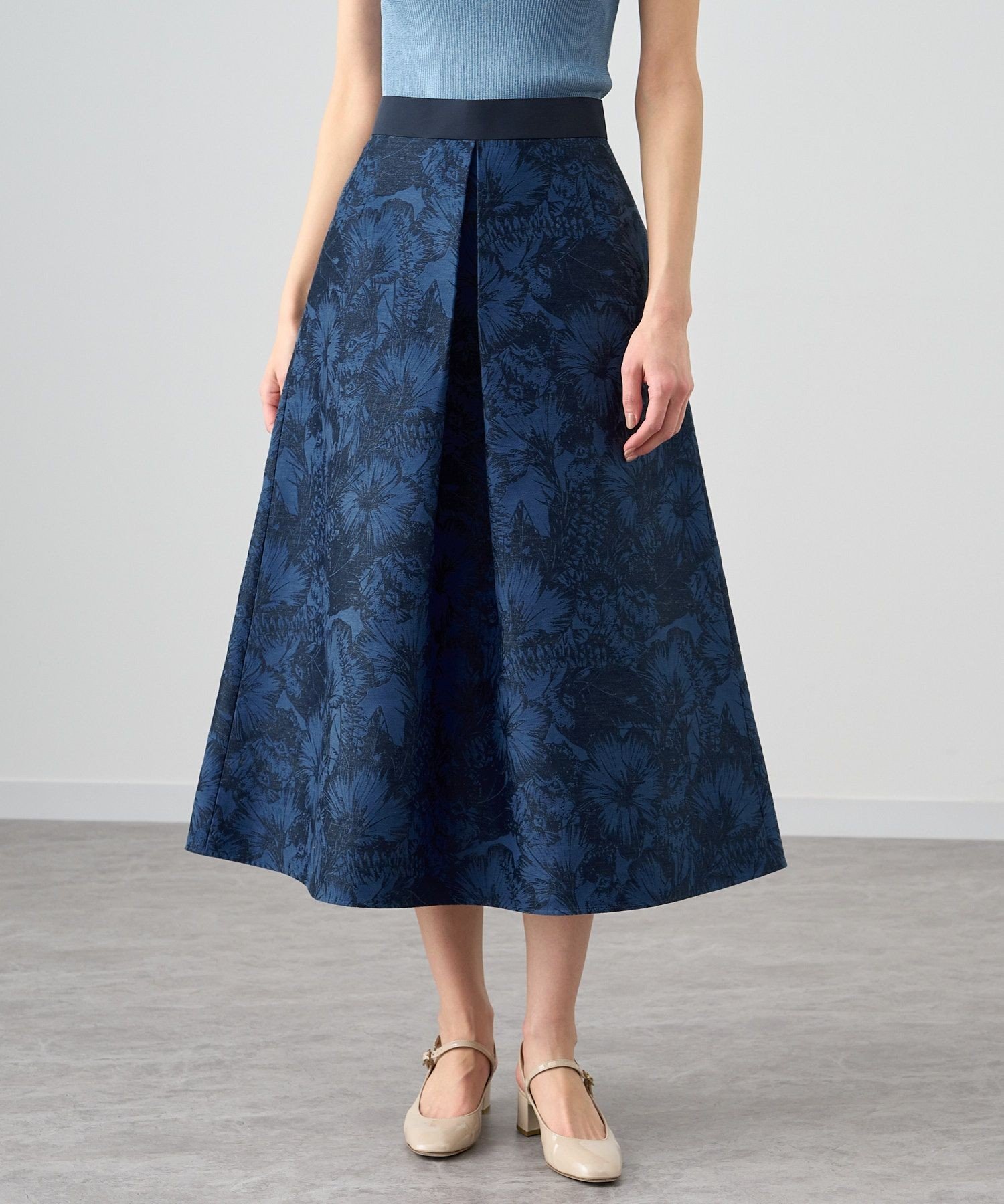 ANAYI｜フラワーデニムインバータックスカート | Rakuten Fashion(楽天